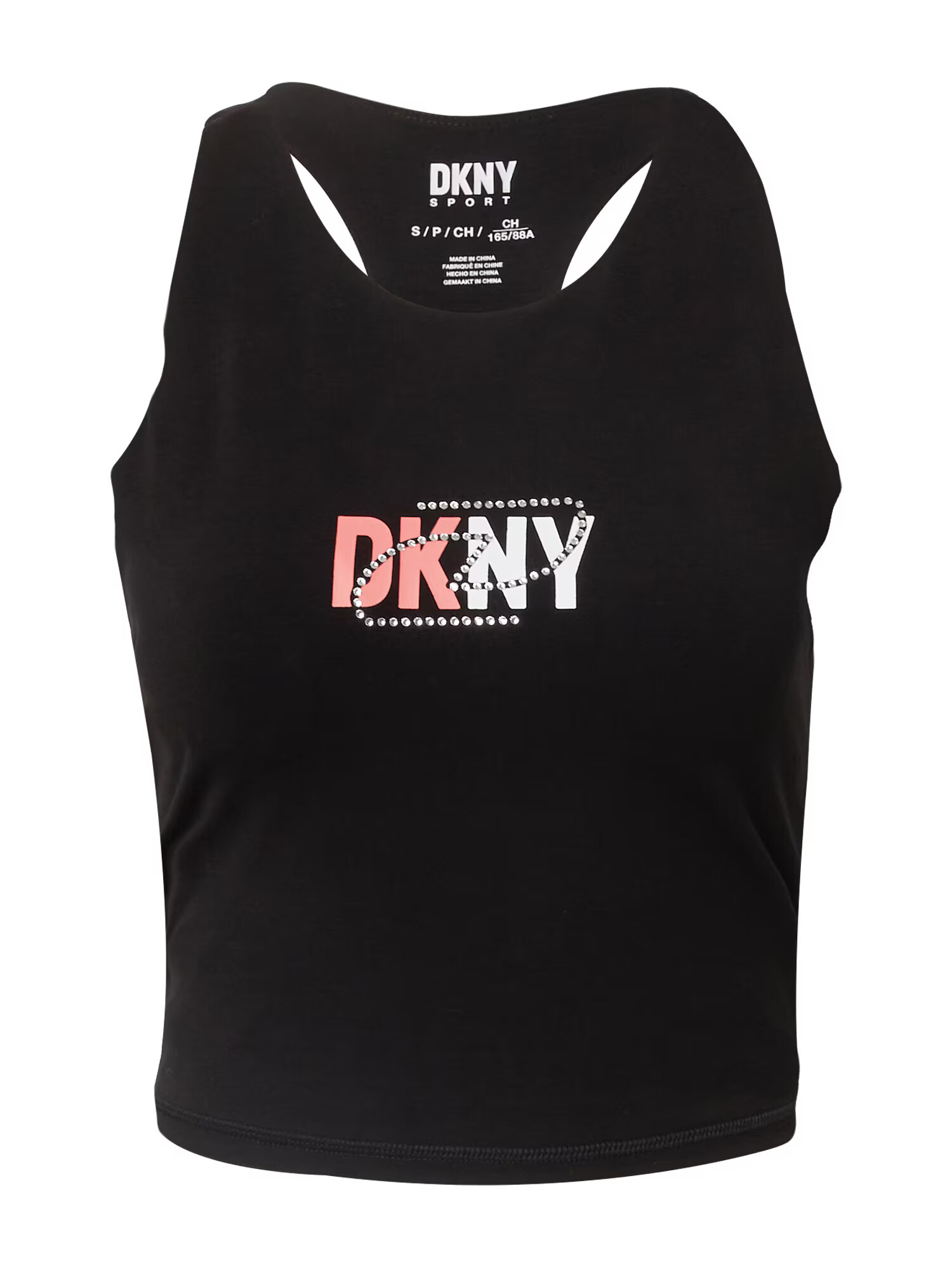 DKNY Performance Športni top svetlo roza / črna / bela - Pepit.si