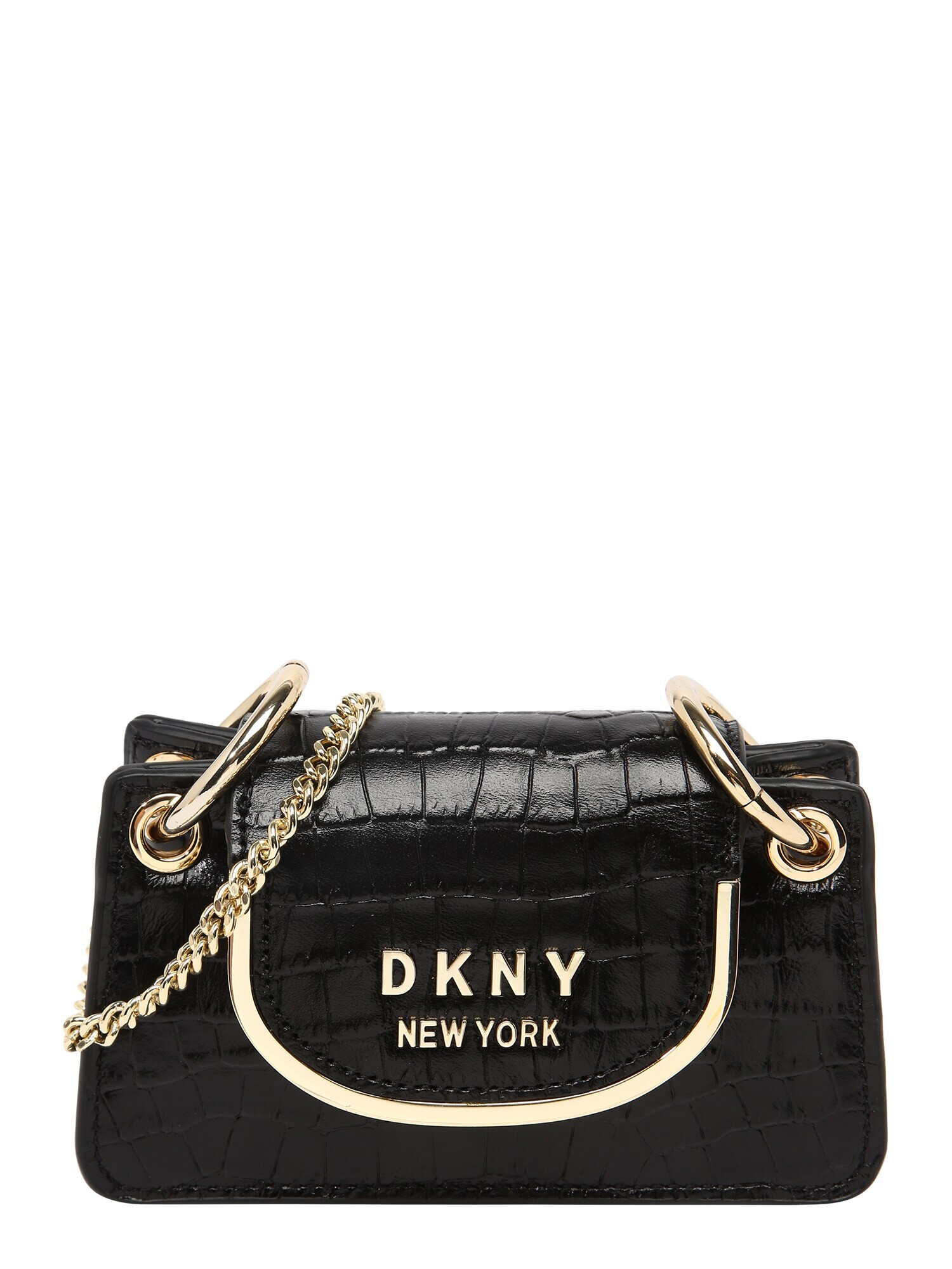 DKNY Torba za čez ramo 'FAITH' črna / zlata - Pepit.si