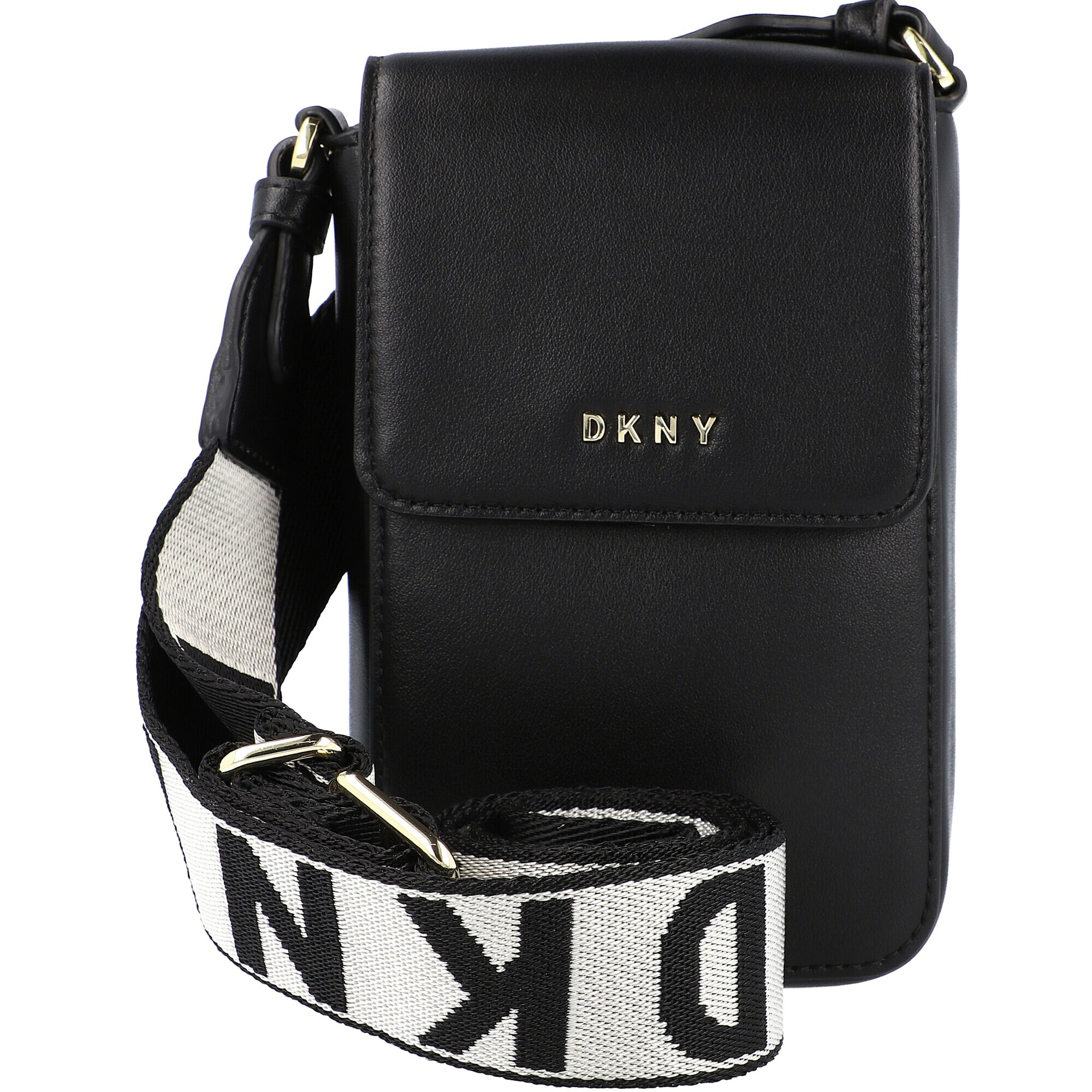 DKNY Torba za čez ramo 'Winonna' črna / bela - Pepit.si