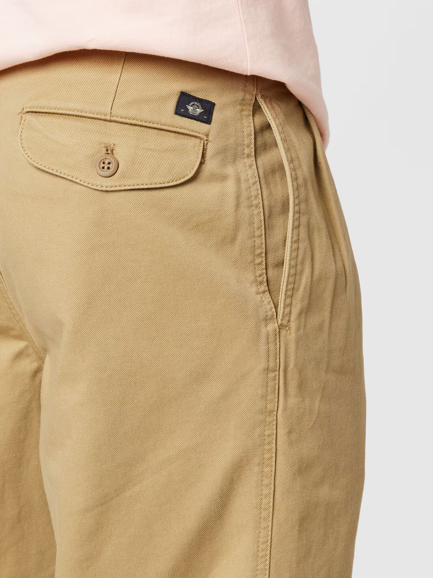 Dockers Hlače z naborki 'KHAKI' temno bež - Pepit.si