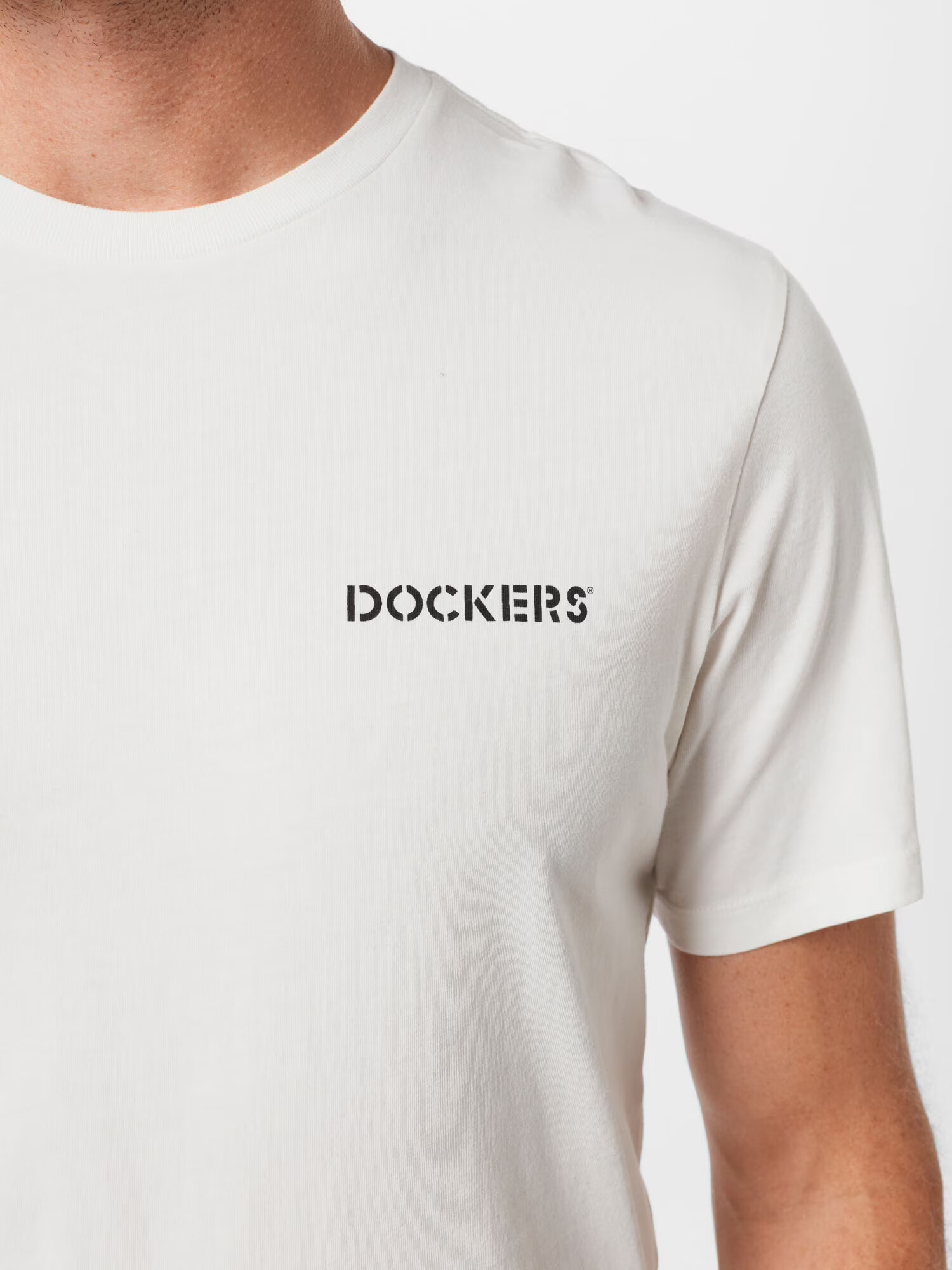 Dockers Majica črna / bela - Pepit.si