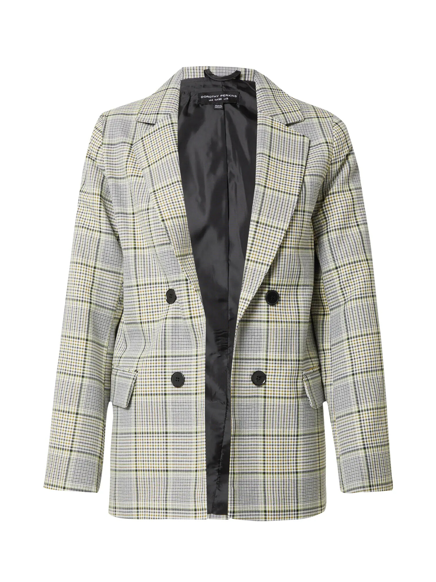 Dorothy Perkins Blazer apno / srebrno-siva / črna / bela - Pepit.si