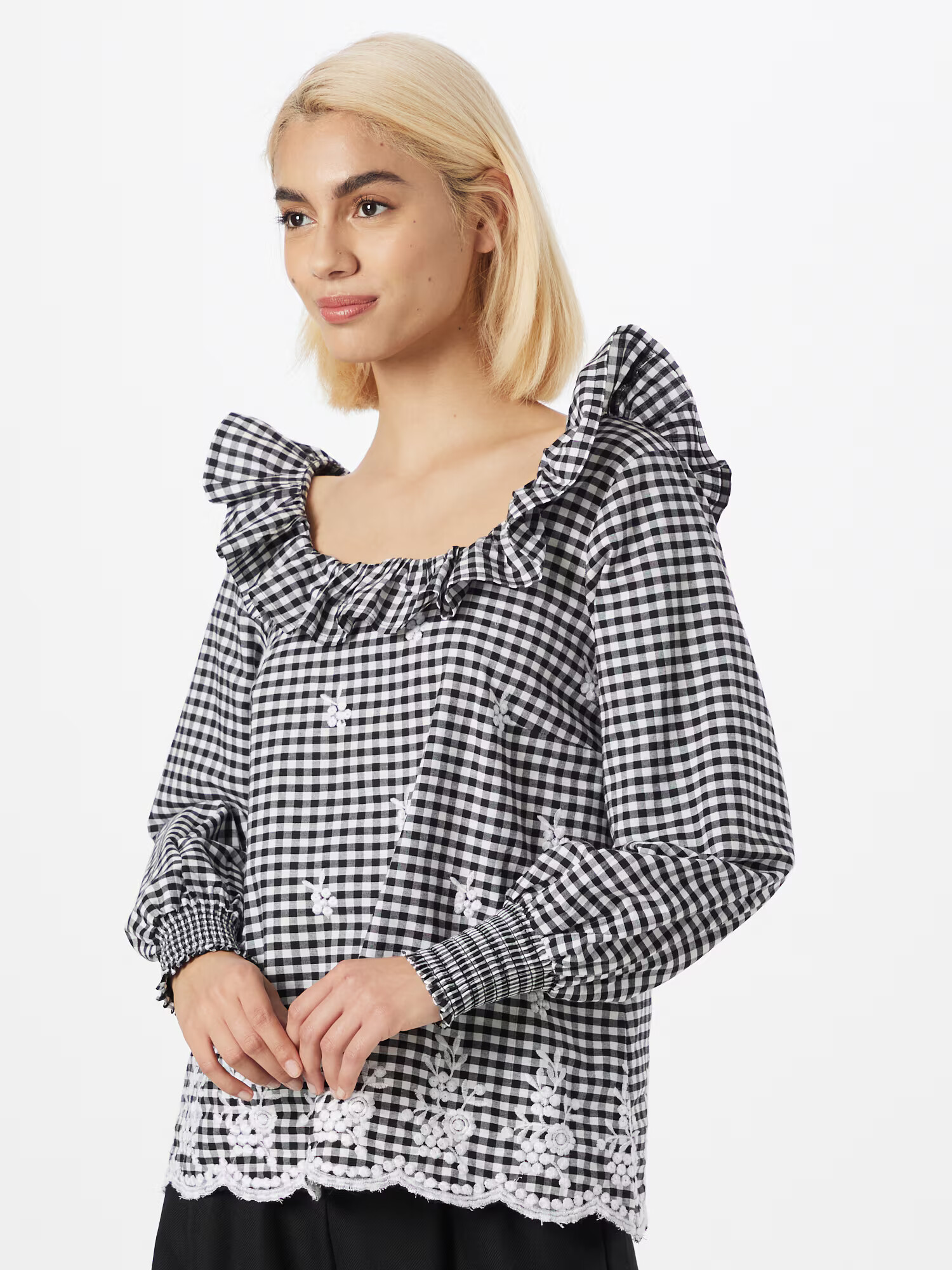 Dorothy Perkins Bluza črna / bela - Pepit.si