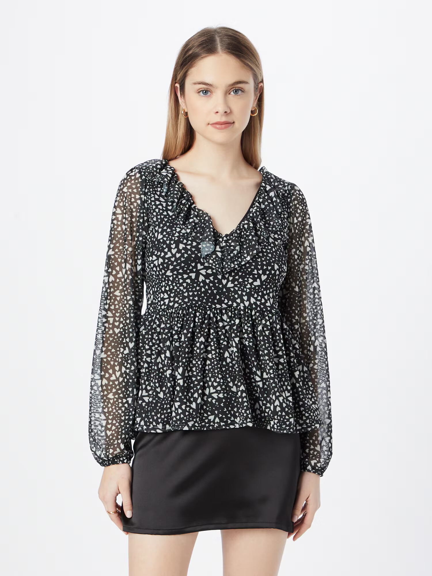 Dorothy Perkins Bluza črna / bela - Pepit.si