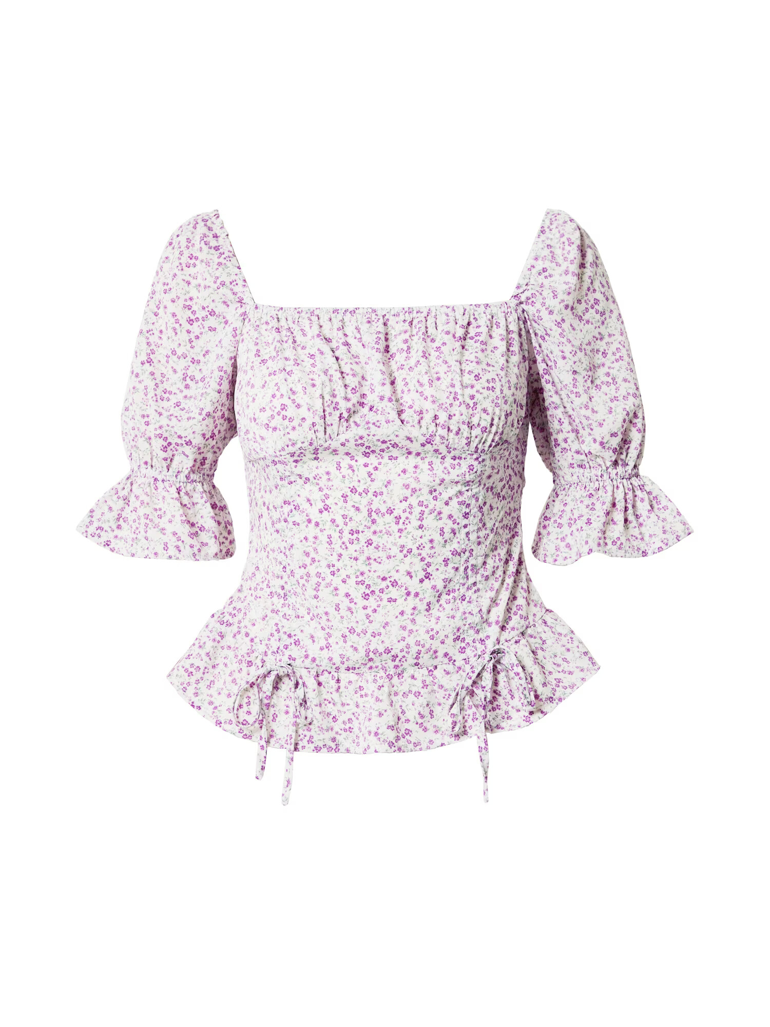 Dorothy Perkins Bluza 'Ditsy' kremna / svetlo rumena / svetlo lila - Pepit.si