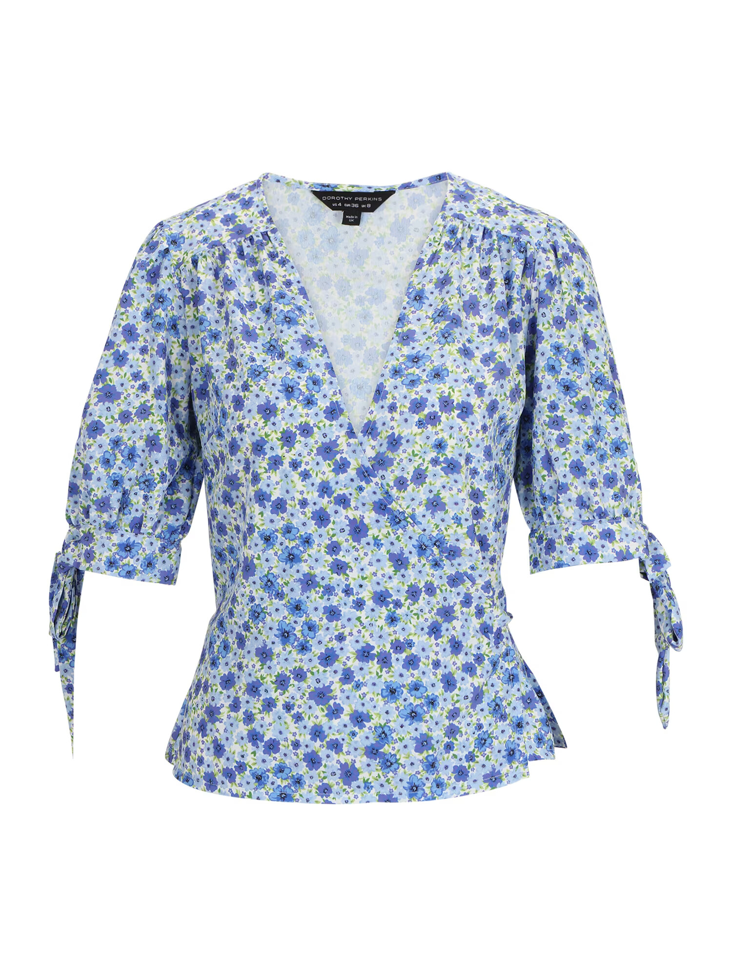 Dorothy Perkins Bluza 'Ditsy' modra / svetlo modra / svetlo zelena / bela - Pepit.si