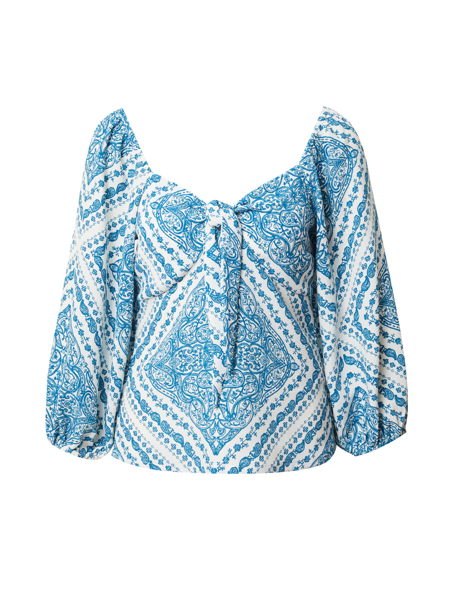 Dorothy Perkins Bluza modra / bela - Pepit.si