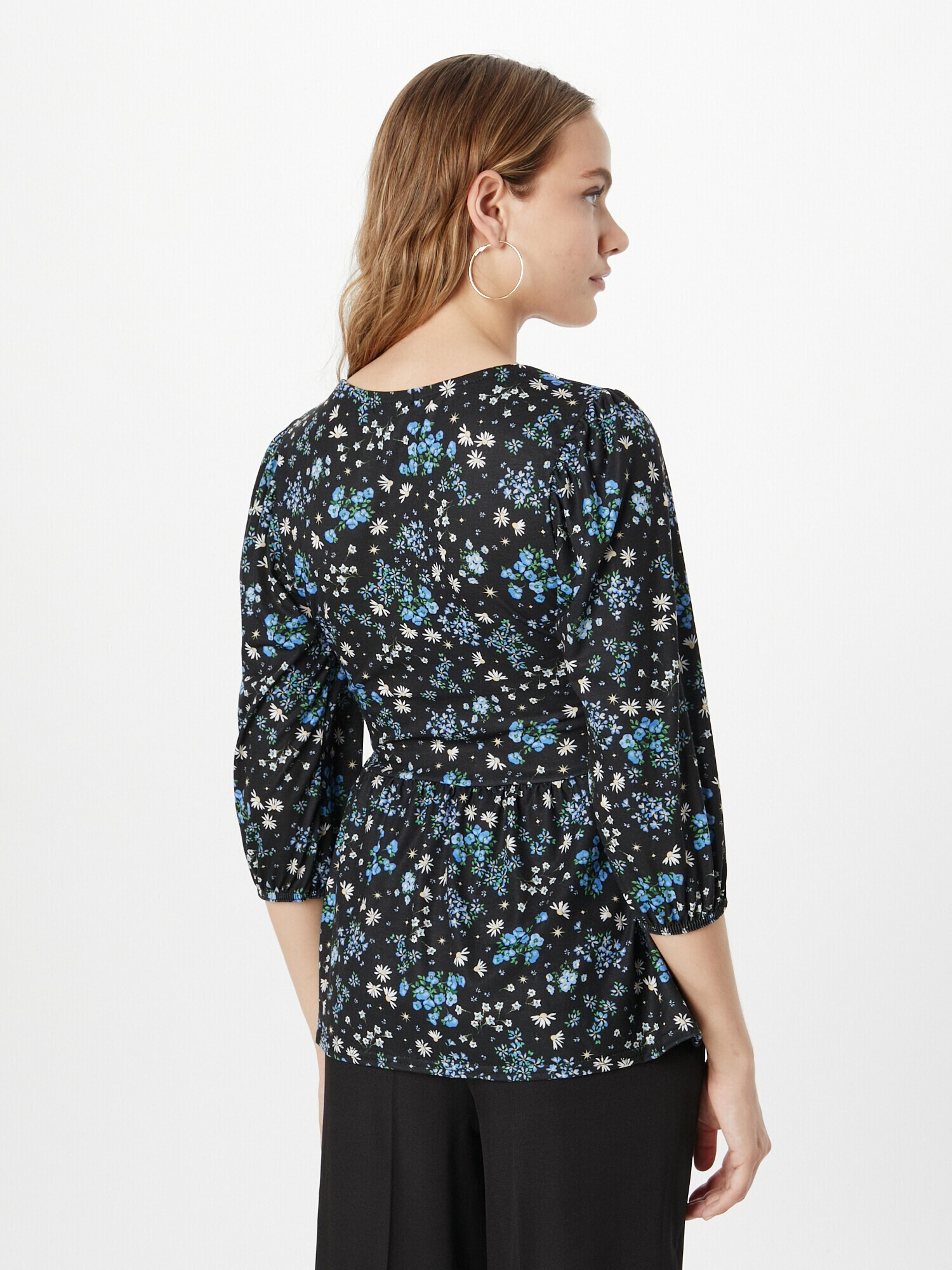 Dorothy Perkins Bluza nočno modra / svetlo modra / svetlo rumena / pastelno zelena - Pepit.si