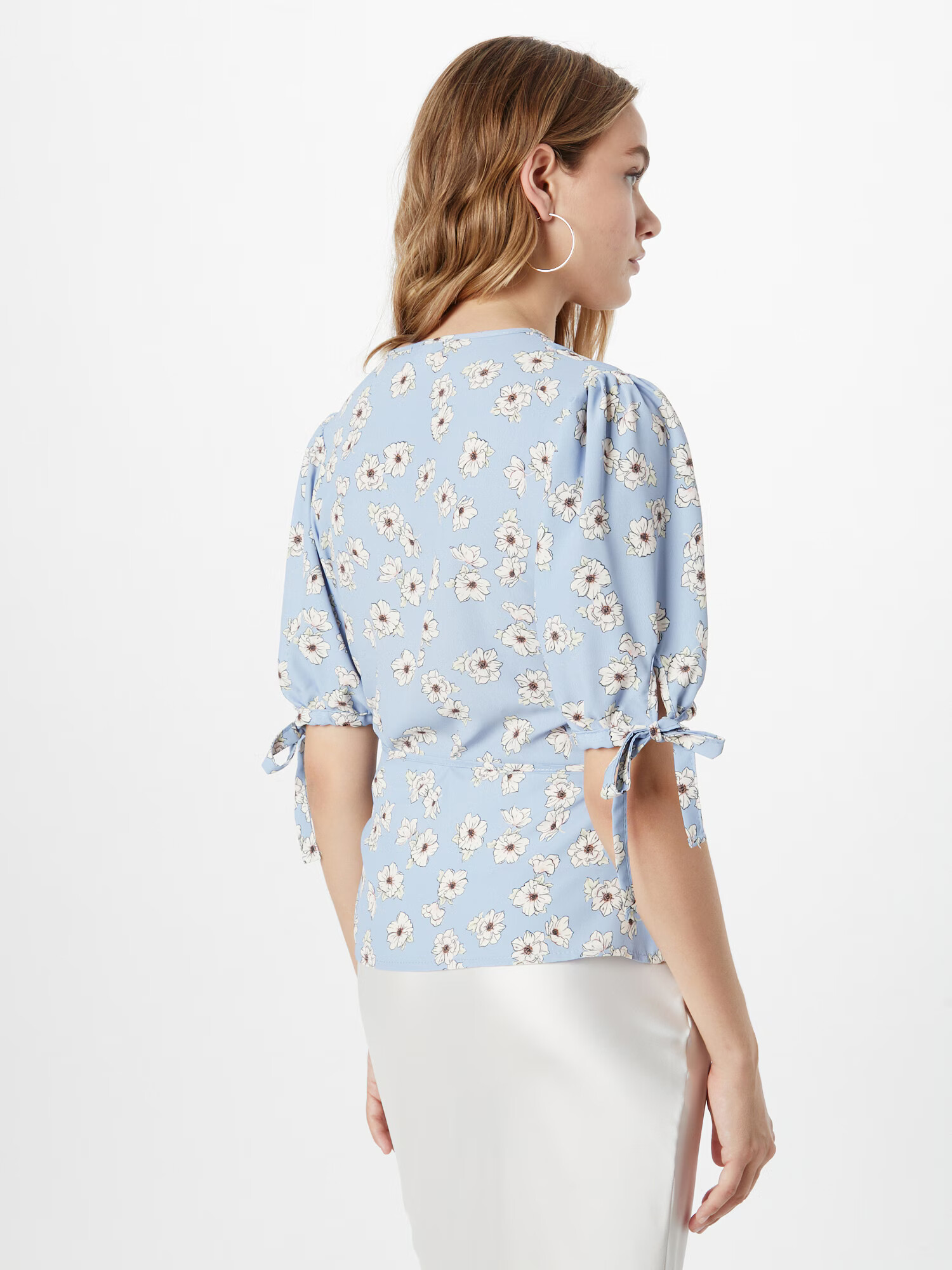 Dorothy Perkins Bluza opal / rjava / bela - Pepit.si