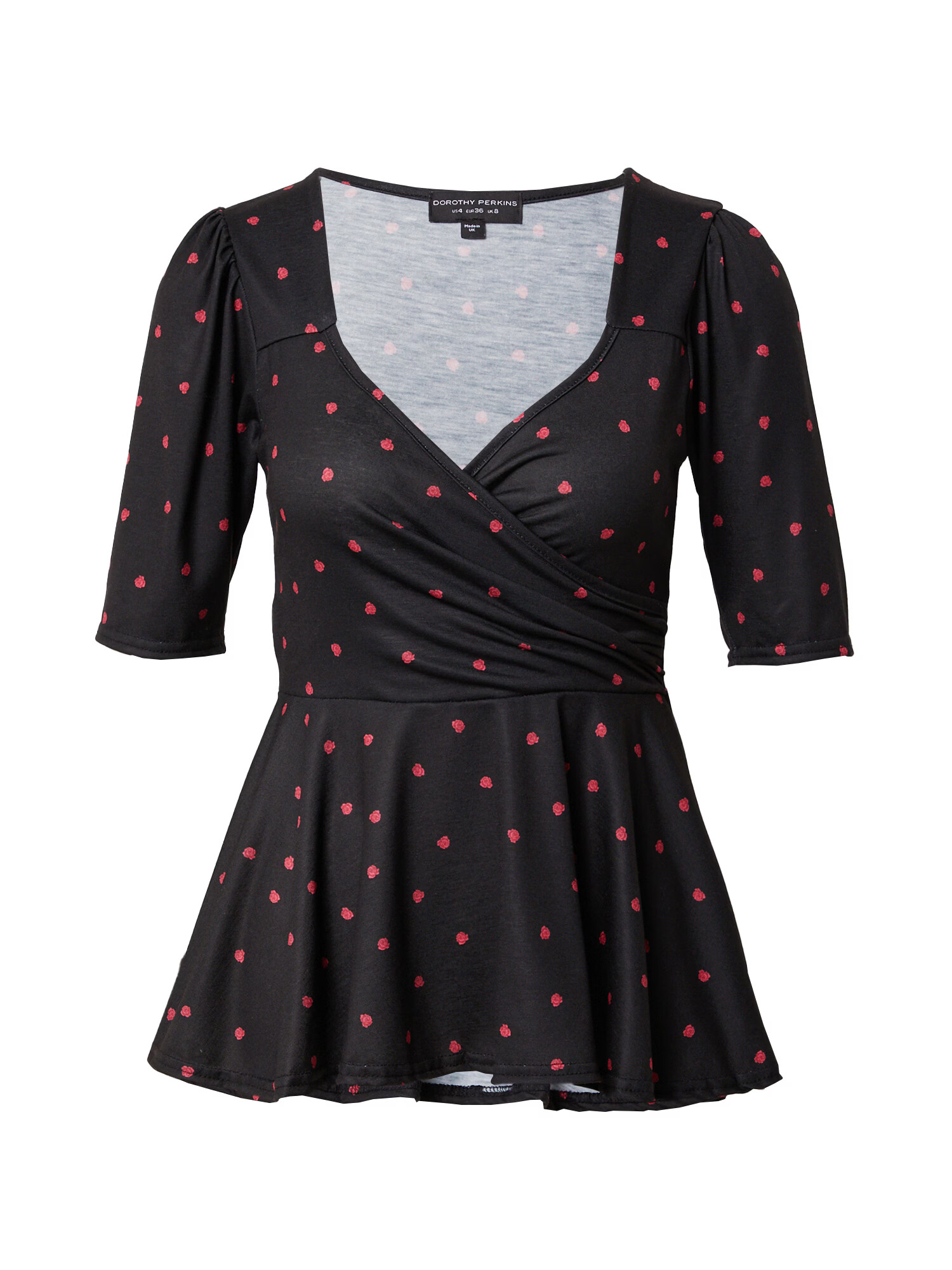 Dorothy Perkins Bluza roza / črna - Pepit.si