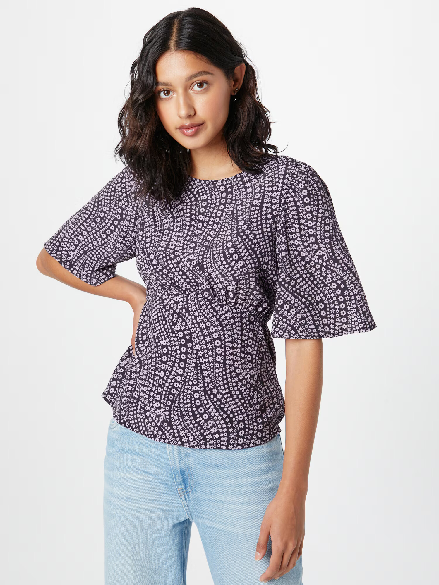 Dorothy Perkins Bluza 'Tea' črna / off-bela - Pepit.si