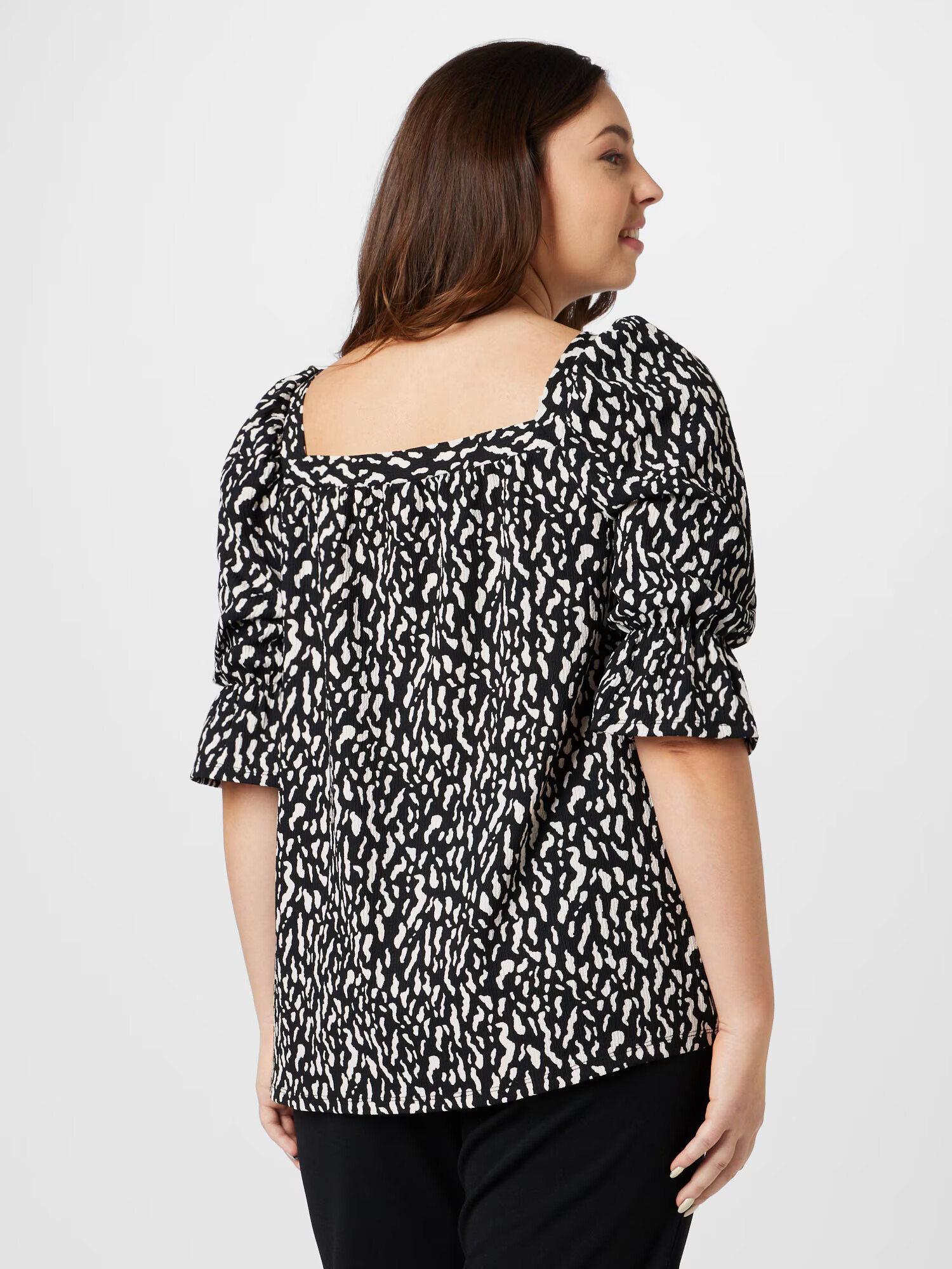 Dorothy Perkins Curve Bluza črna / bela - Pepit.si