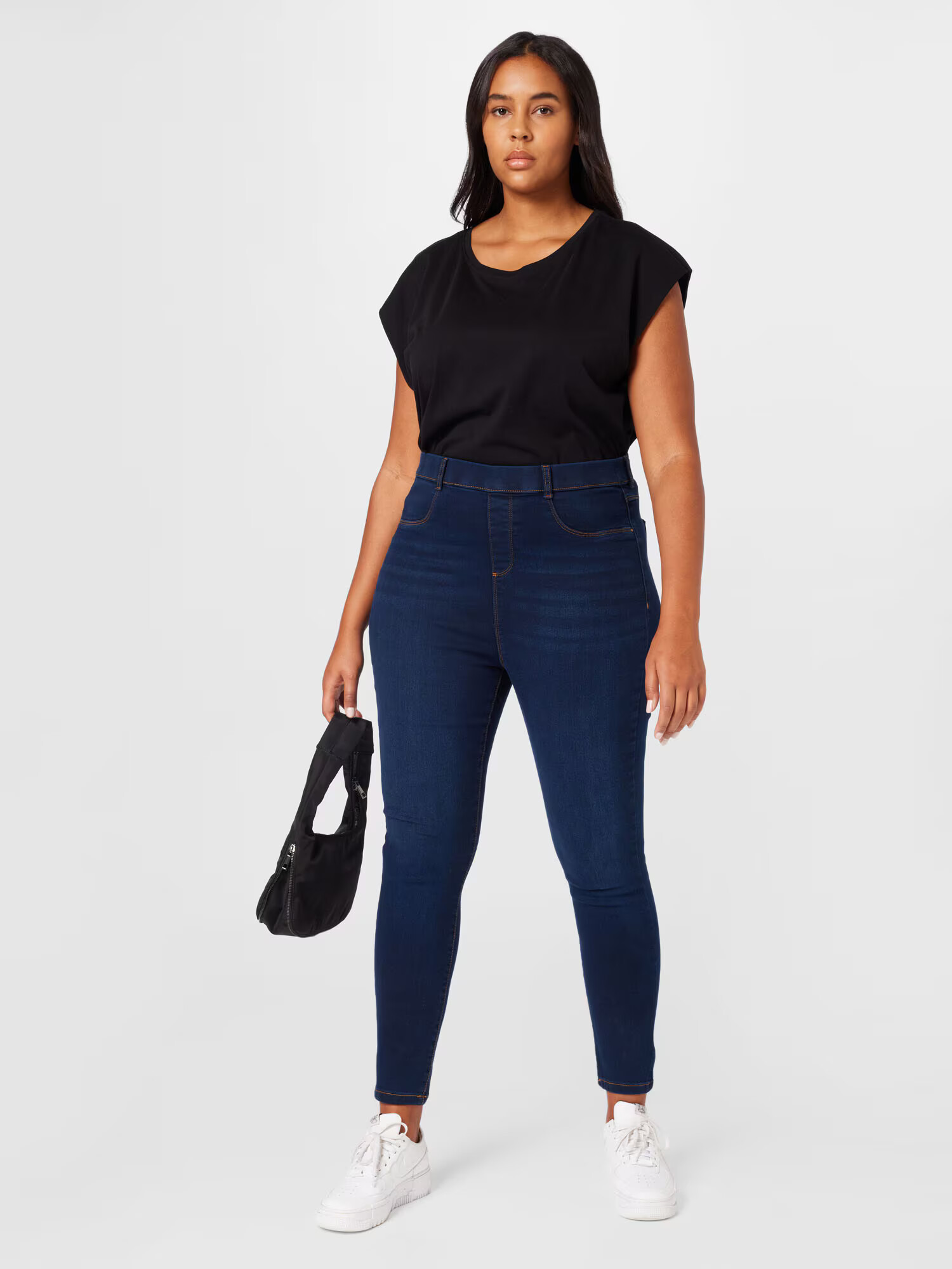 Dorothy Perkins Curve Jeans pajkice 'Eden' modra - Pepit.si