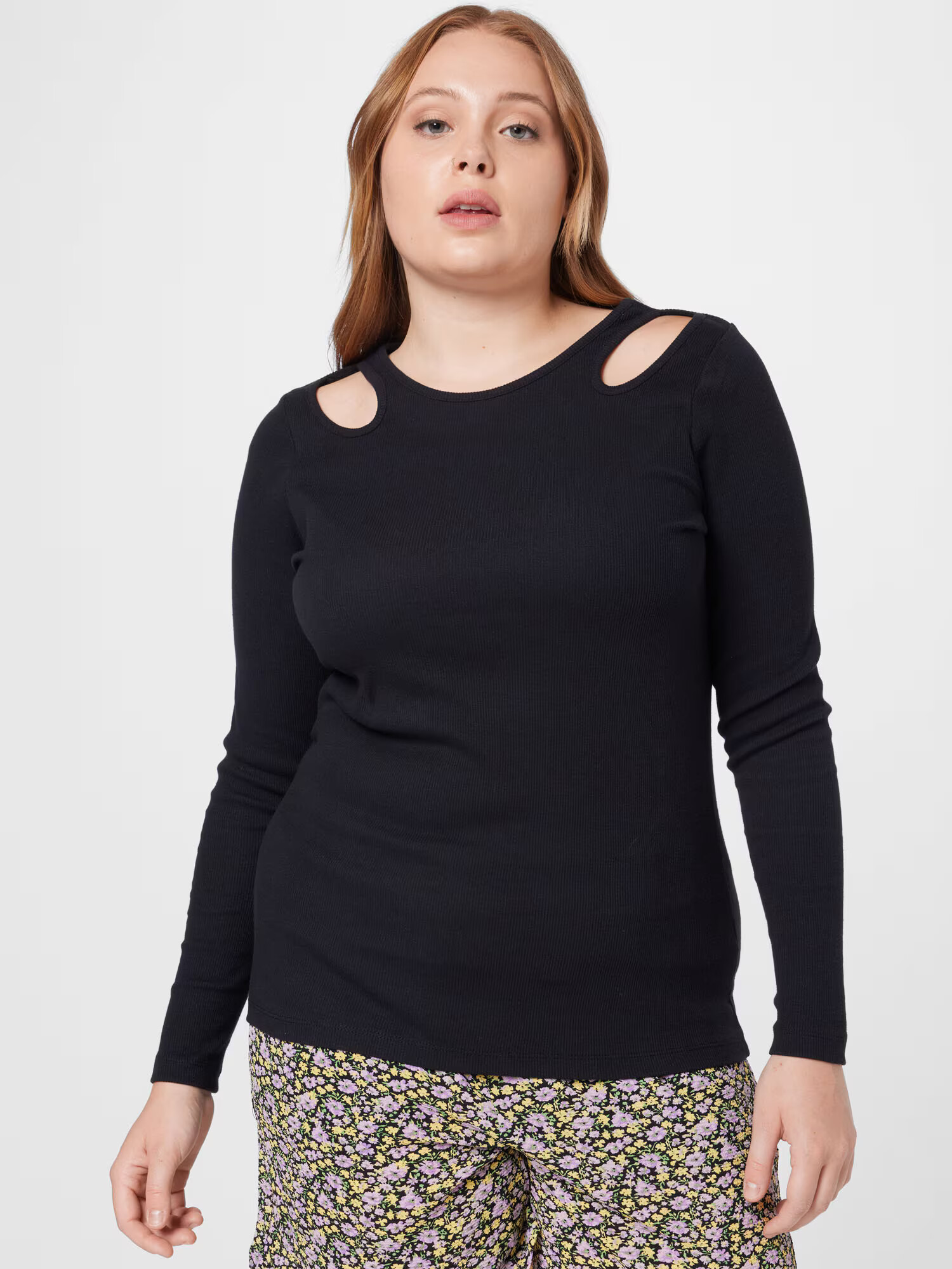 Dorothy Perkins Curve Majica črna - Pepit.si