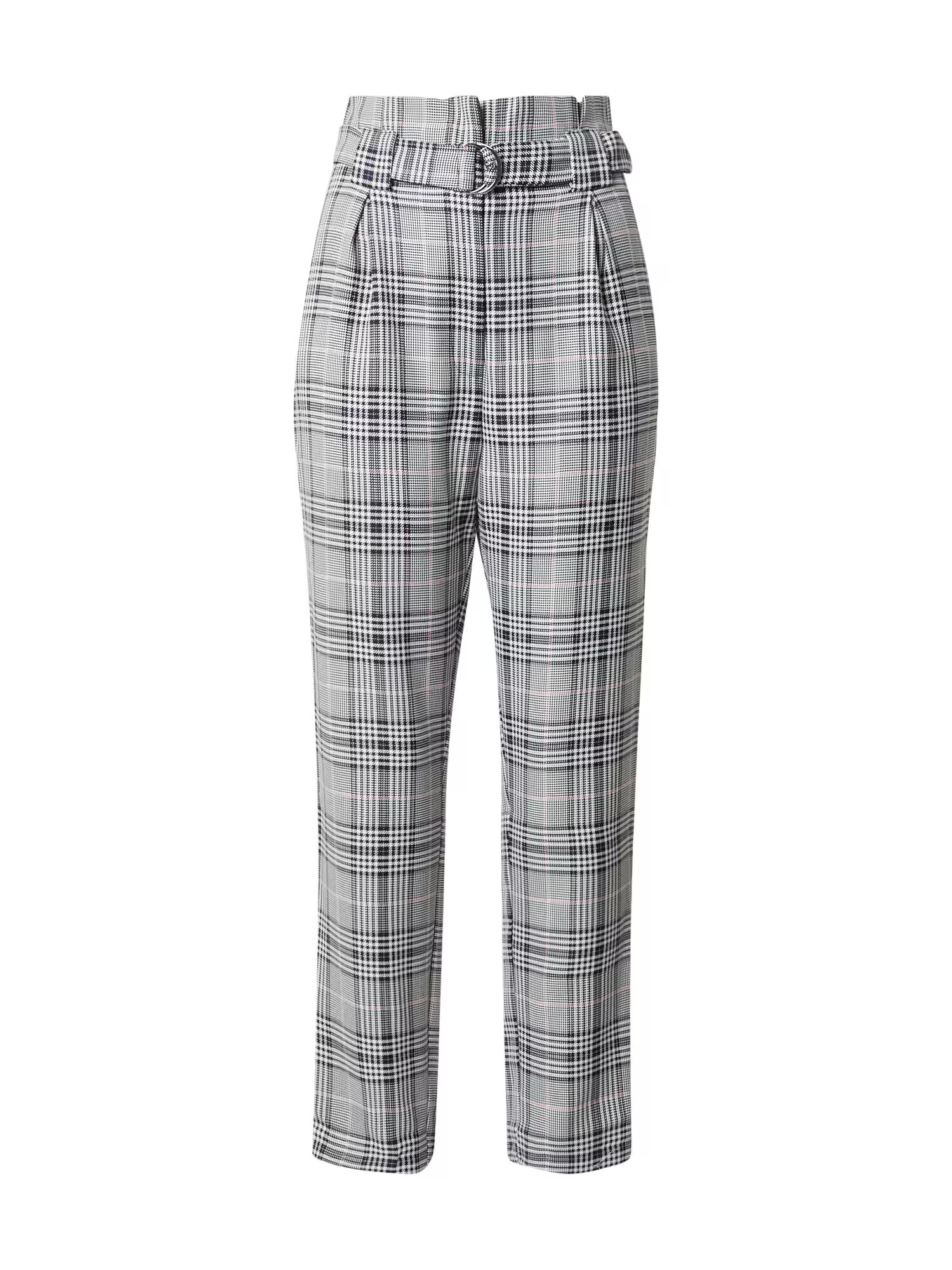 Dorothy Perkins Hlače 'Willow Check' nočno modra / roza / črna / bela - Pepit.si