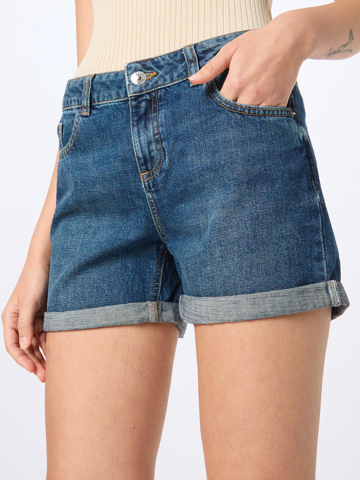 Dorothy Perkins Kavbojke moder denim - Pepit.si