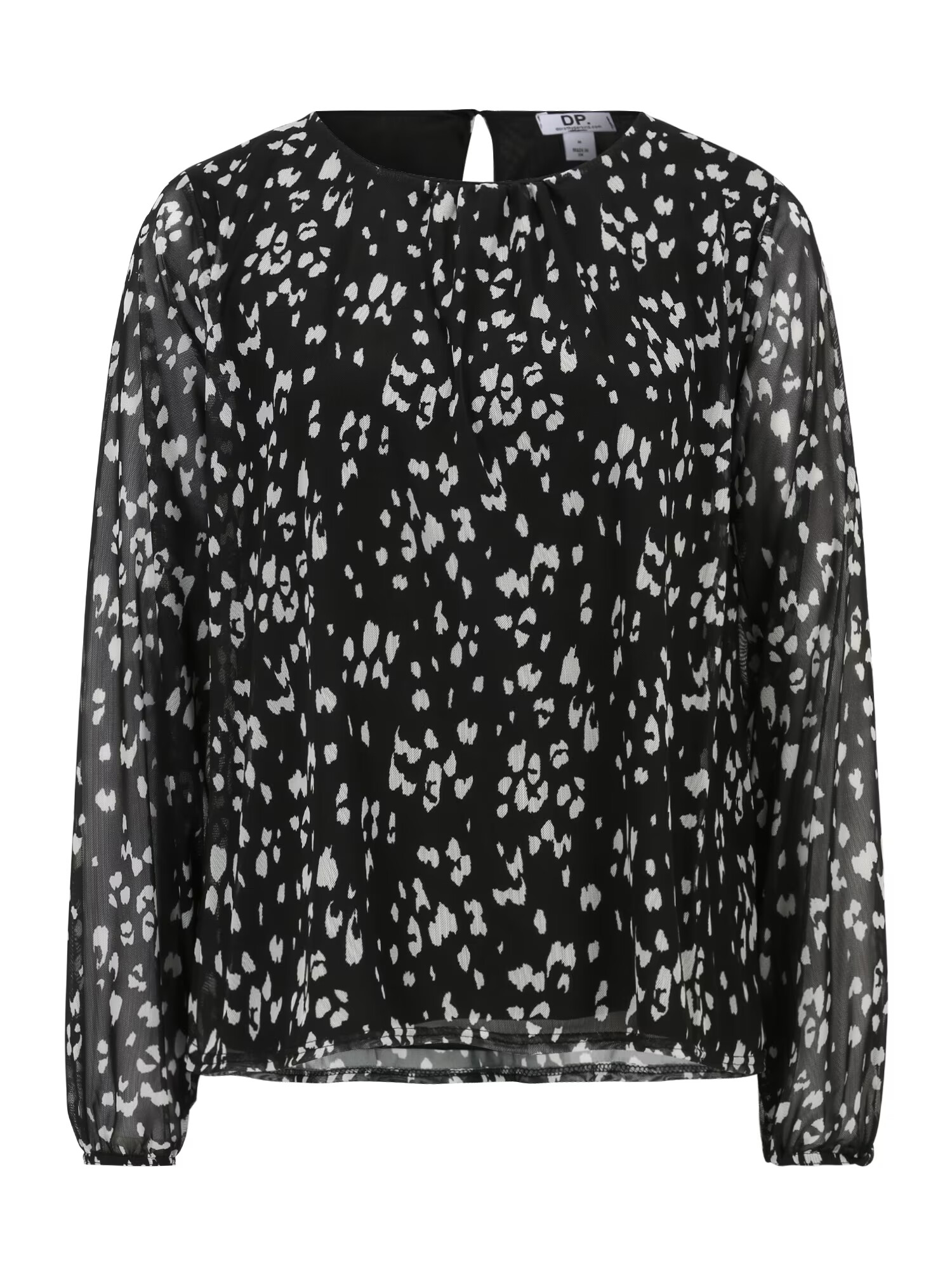 Dorothy Perkins Petite Bluza svetlo siva / črna - Pepit.si