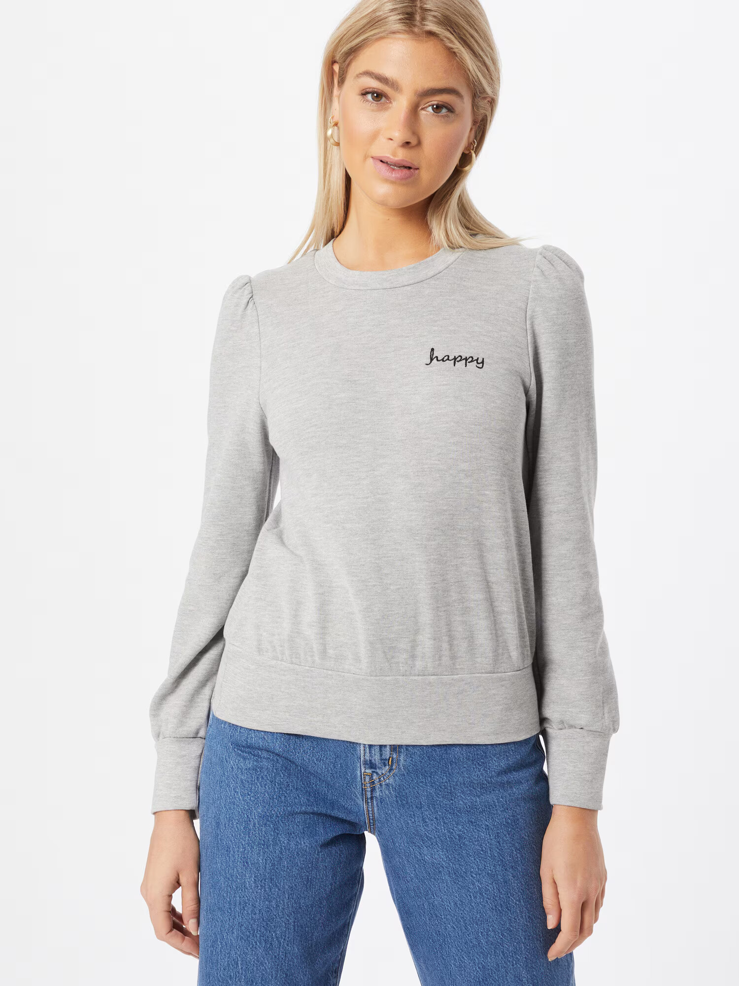 Dorothy Perkins Pulover siva / črna - Pepit.si