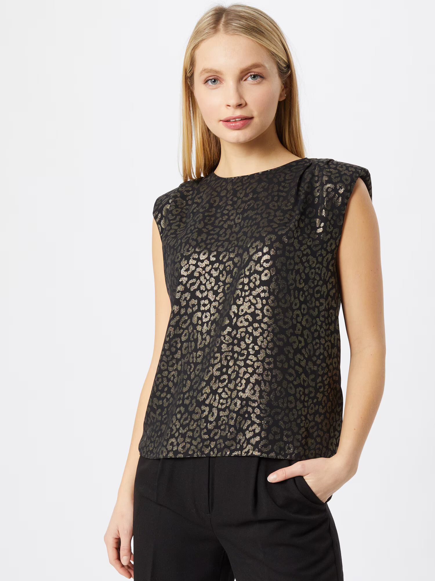 Dorothy Perkins Top zlata / črna - Pepit.si