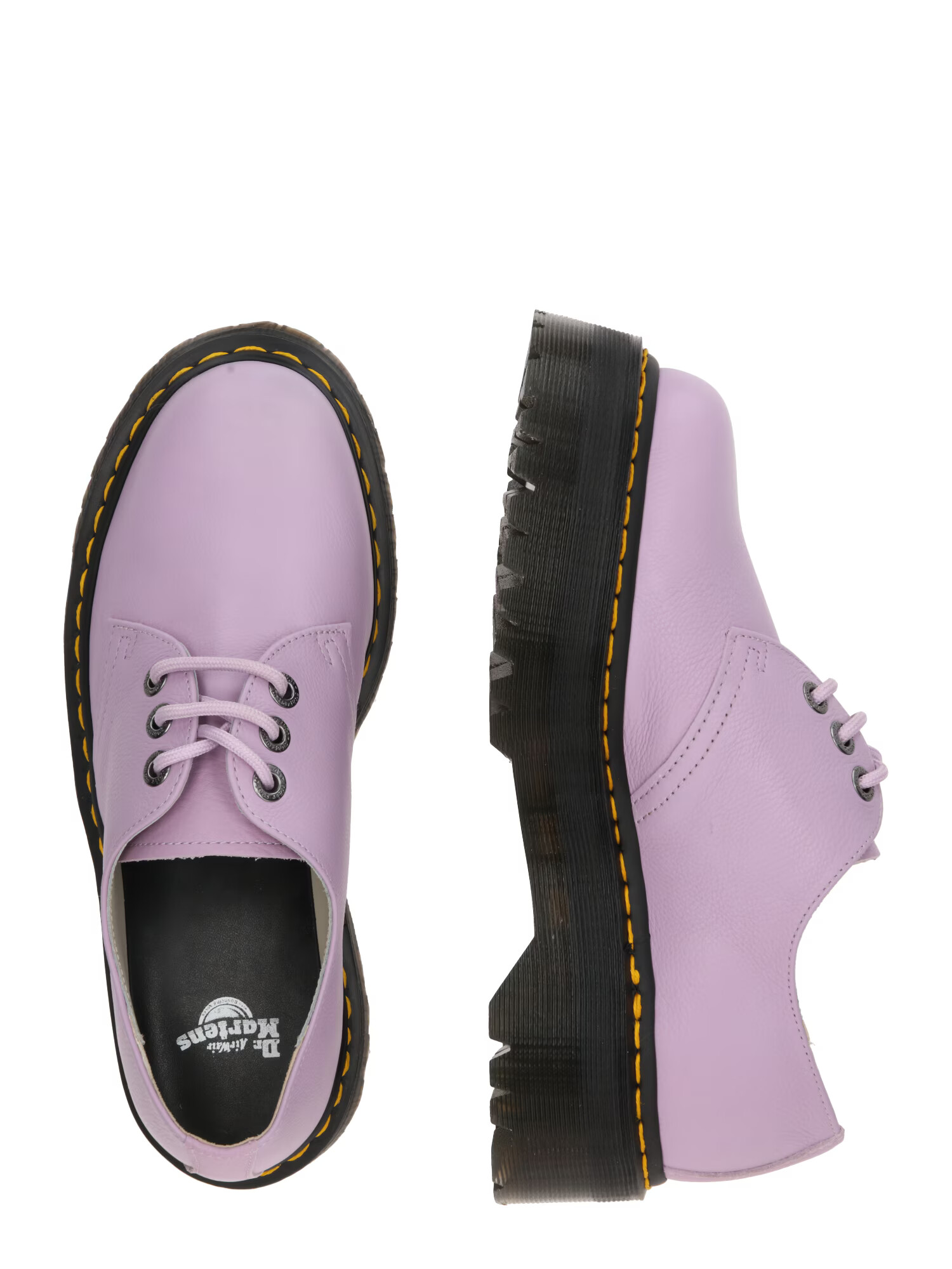 Dr. Martens Čevlji na vezalke 'Quad II' lila - Pepit.si