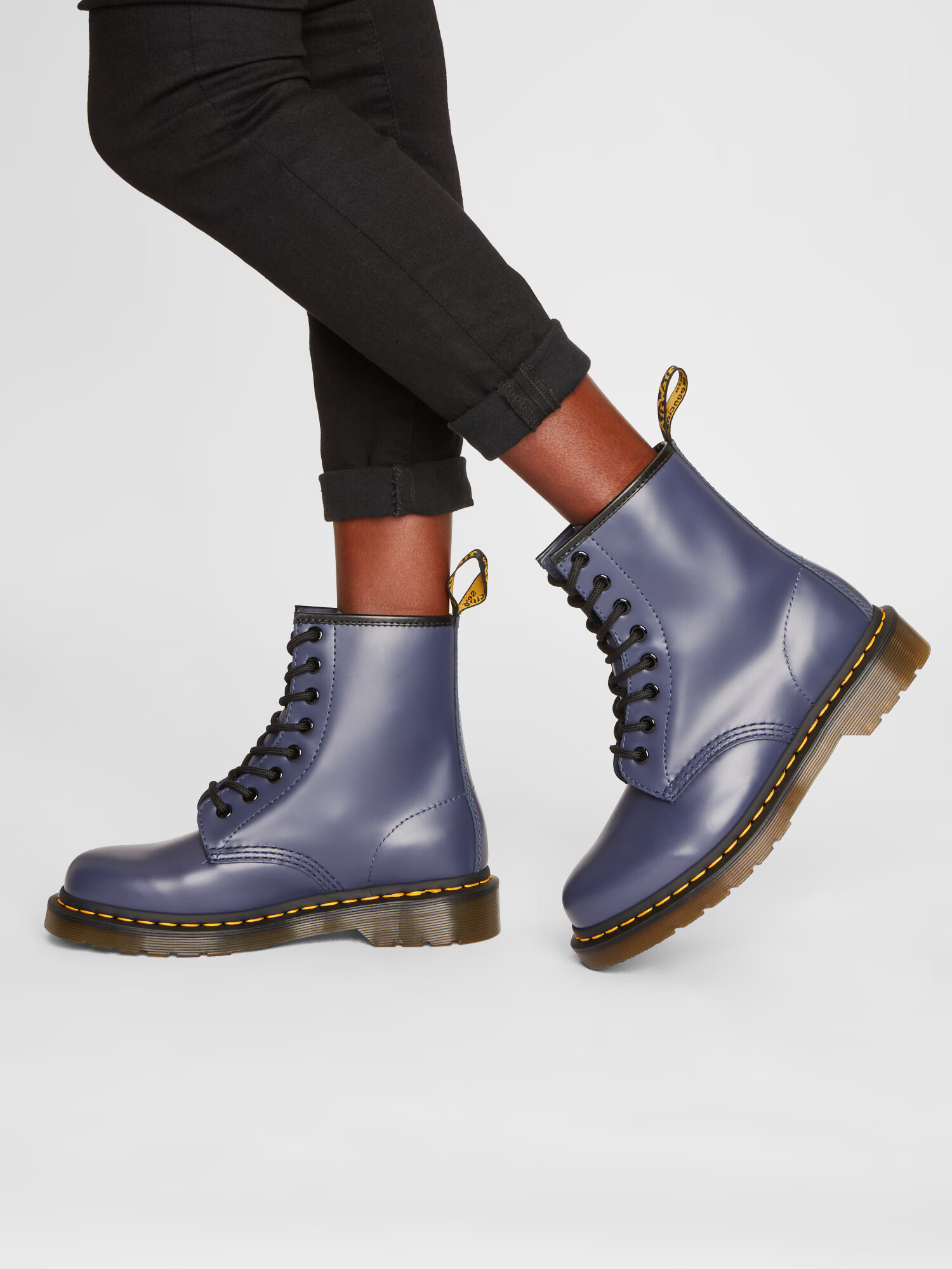 Dr. Martens Gležnarji z vezalkami '1460' marine - Pepit.si