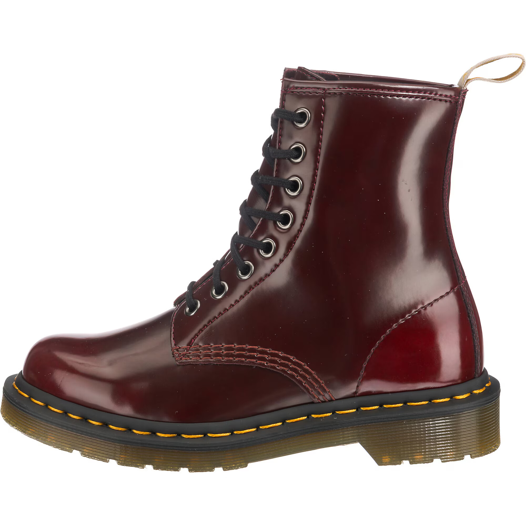 Dr. Martens Gležnarji z vezalkami burgund - Pepit.si