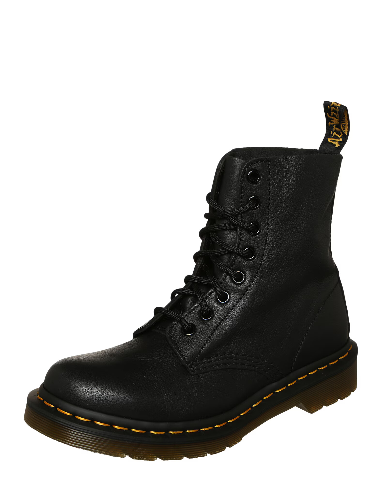 Dr. Martens Gležnarji z vezalkami 'Pascal' zlato-rumena / črna - Pepit.si