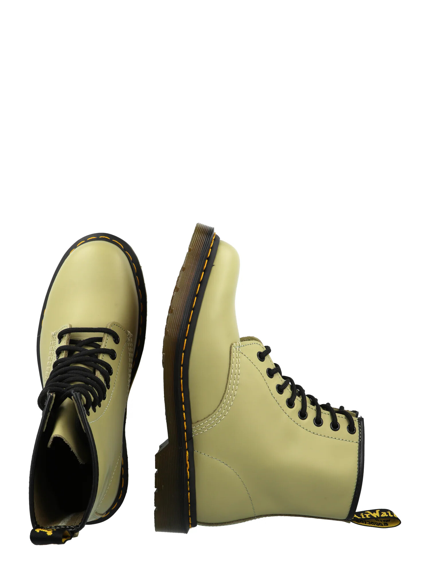 Dr. Martens Gležnarji z vezalkami rjava / rumena / zelena / črna - Pepit.si