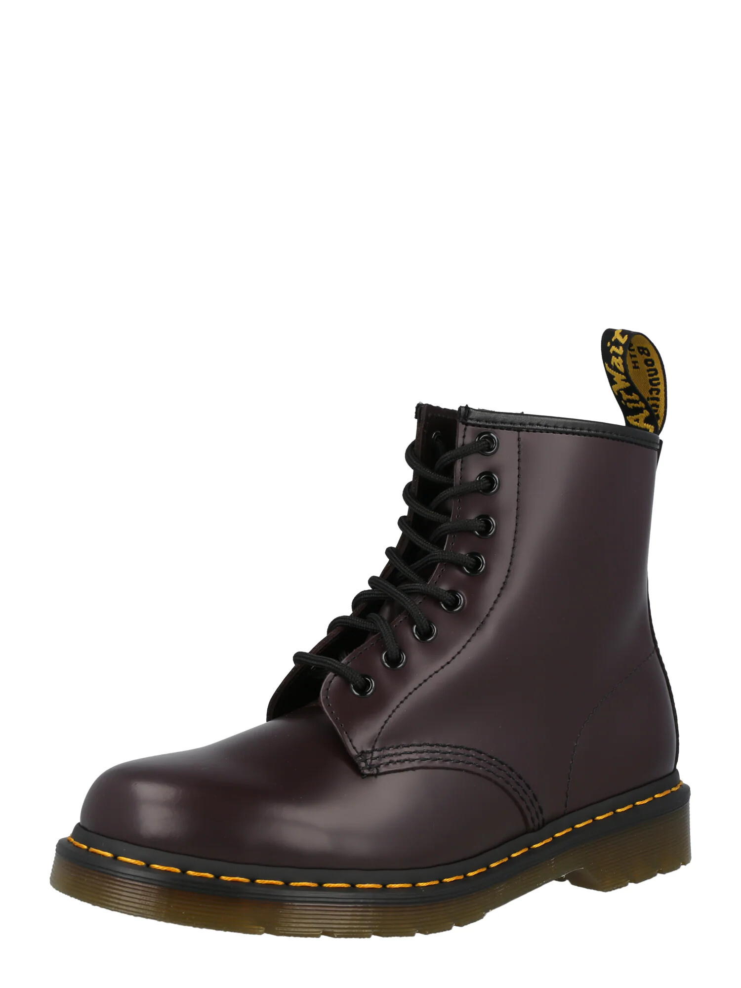 Dr. Martens Gležnarji z vezalkami rumena / burgund / črna - Pepit.si