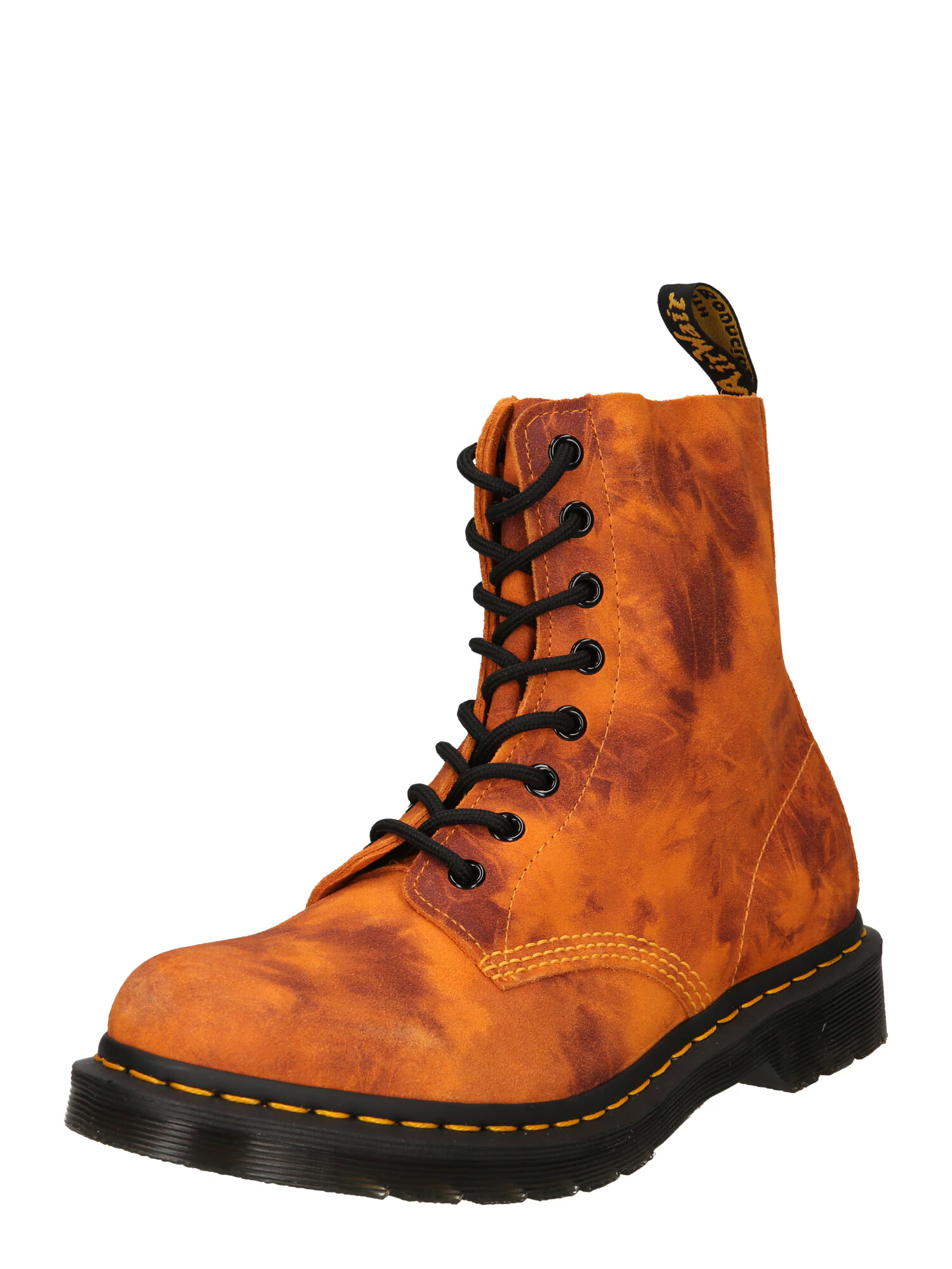 Dr. Martens Gležnarji z vezalkami 'Pascal' rjava / oranžna / črna - Pepit.si