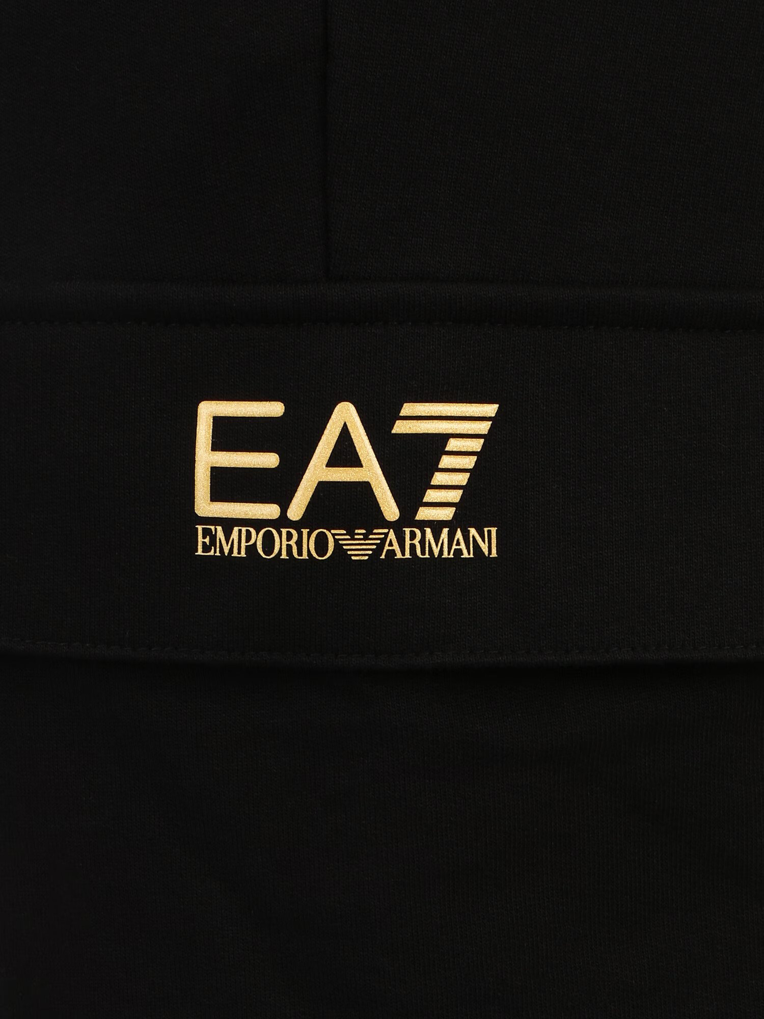 EA7 Emporio Armani Kargo hlače rumena / črna - Pepit.si