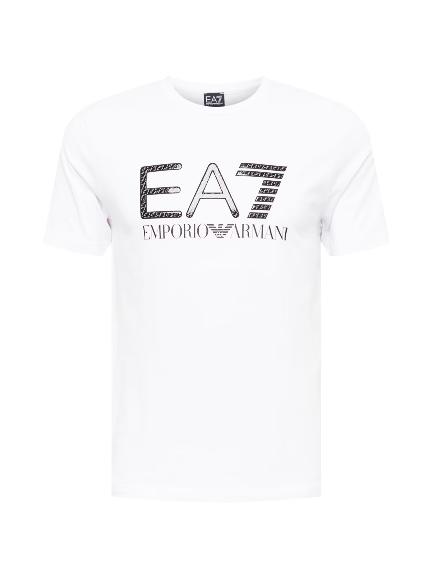 EA7 Emporio Armani Majica siva / črna / bela - Pepit.si