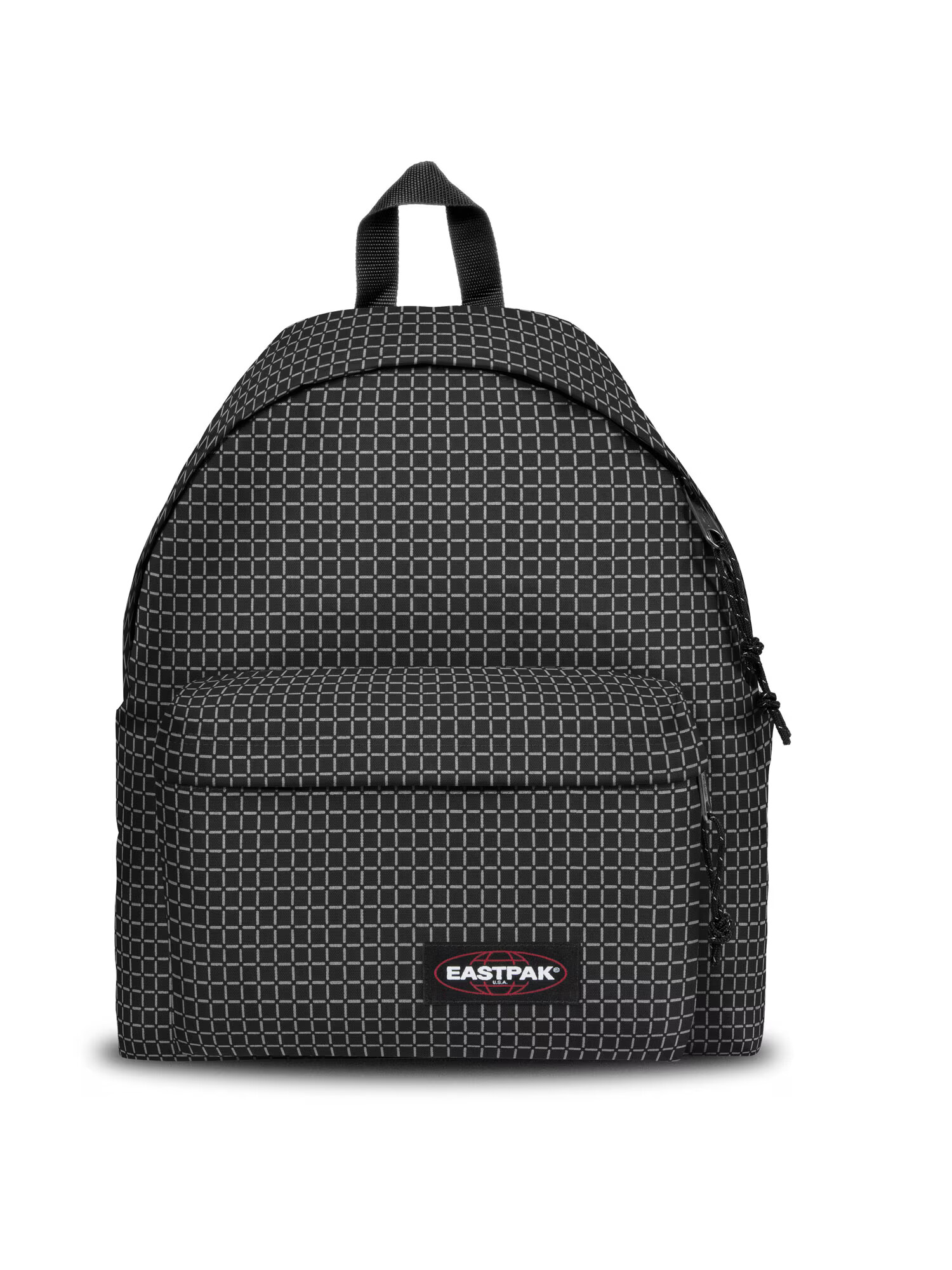 EASTPAK Nahrbtnik 'Padded Pak'r' siva / rdeča / črna / bela - Pepit.si