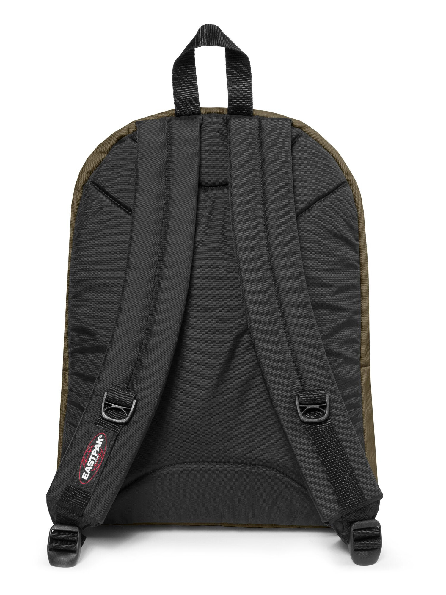 EASTPAK Nahrbtnik 'Pinnacle' oliva / rdeča / črna / bela - Pepit.si