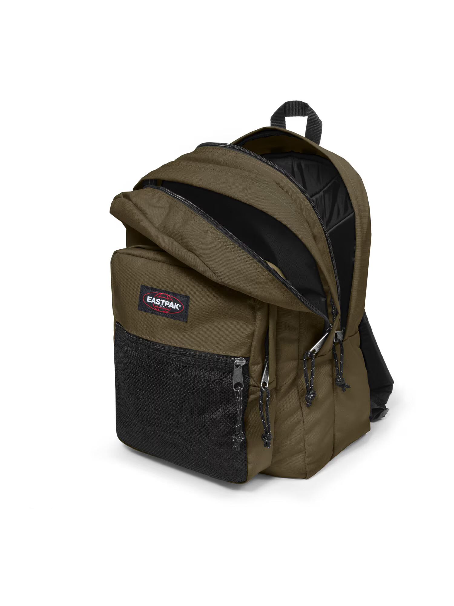 EASTPAK Nahrbtnik 'Pinnacle' oliva / rdeča / črna / bela - Pepit.si