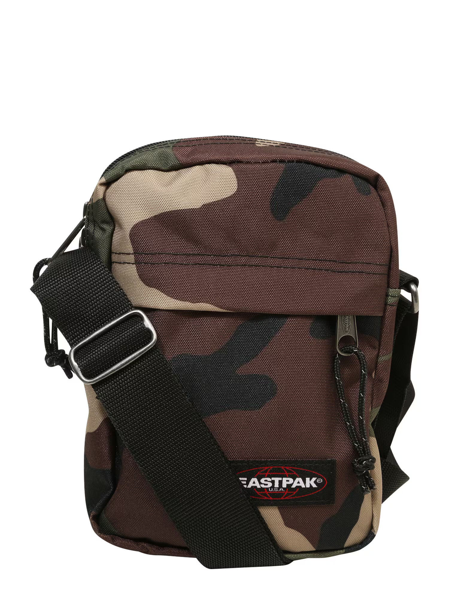 EASTPAK Torba za čez ramo 'The One' rjava / zelena / rdeča / črna / bela - Pepit.si