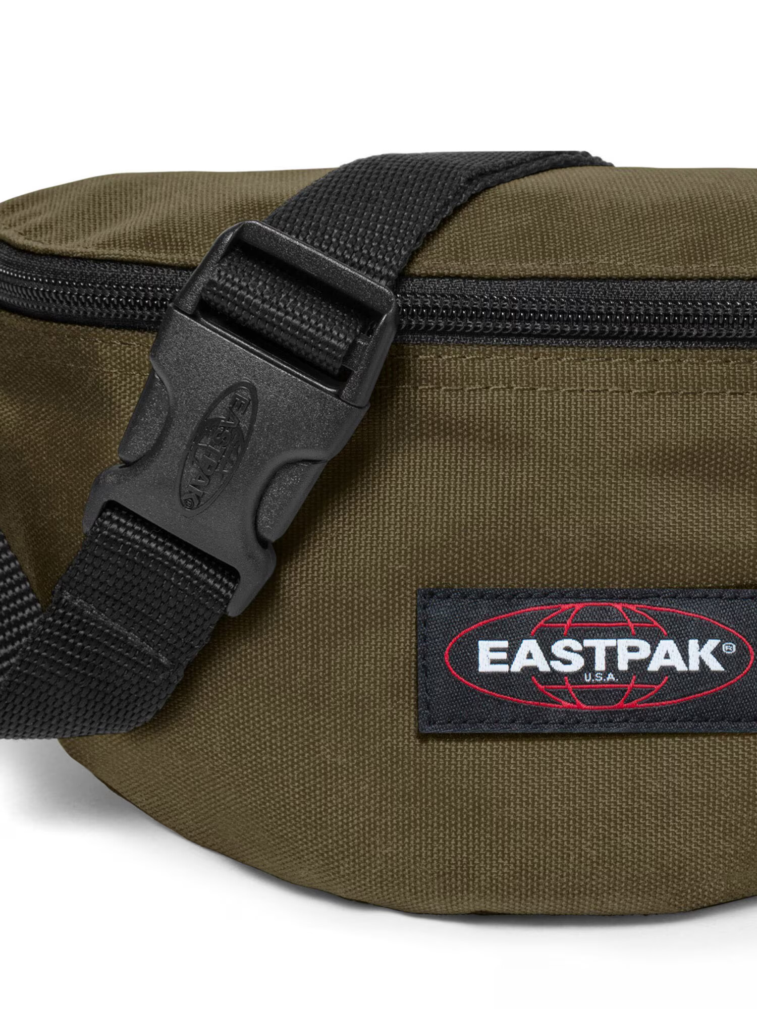 EASTPAK Torbica za okrog pasu 'Springer' oliva / rdeča / črna / bela - Pepit.si