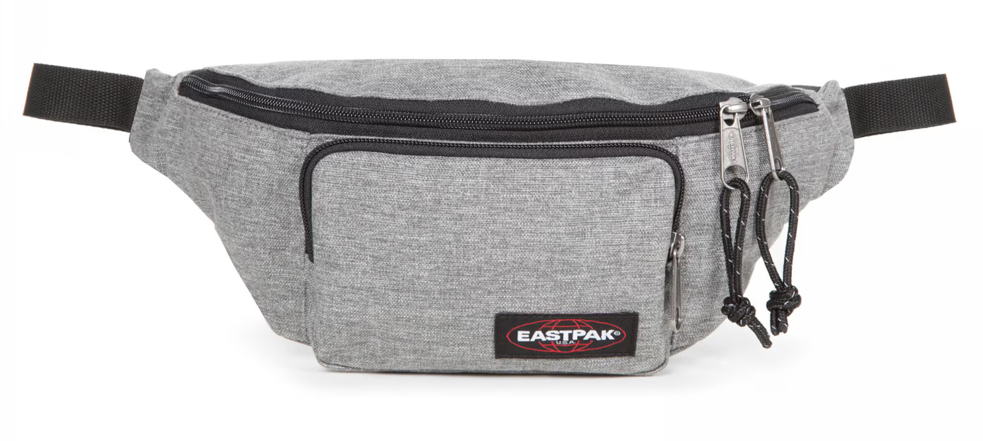 EASTPAK Torbica za okrog pasu svetlo siva / črna - Pepit.si