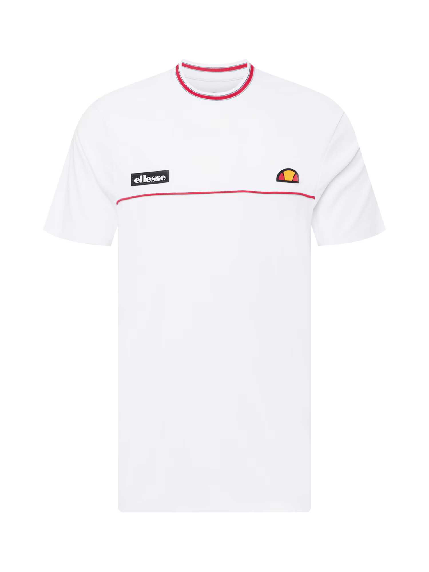 ELLESSE Funkcionalna majica 'Aaron' rdeča / bela - Pepit.si