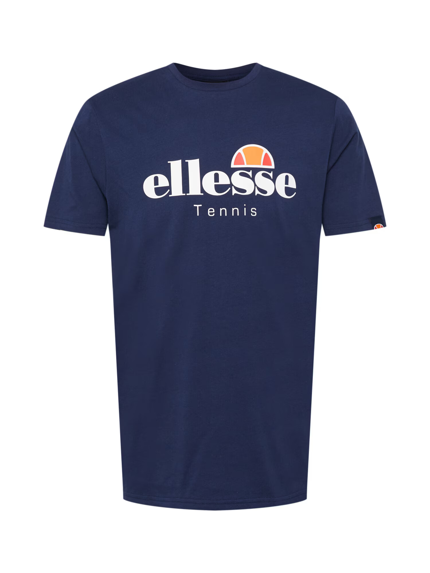 ELLESSE Funkcionalna majica 'Dritto' mornarska / oranžna / bela - Pepit.si