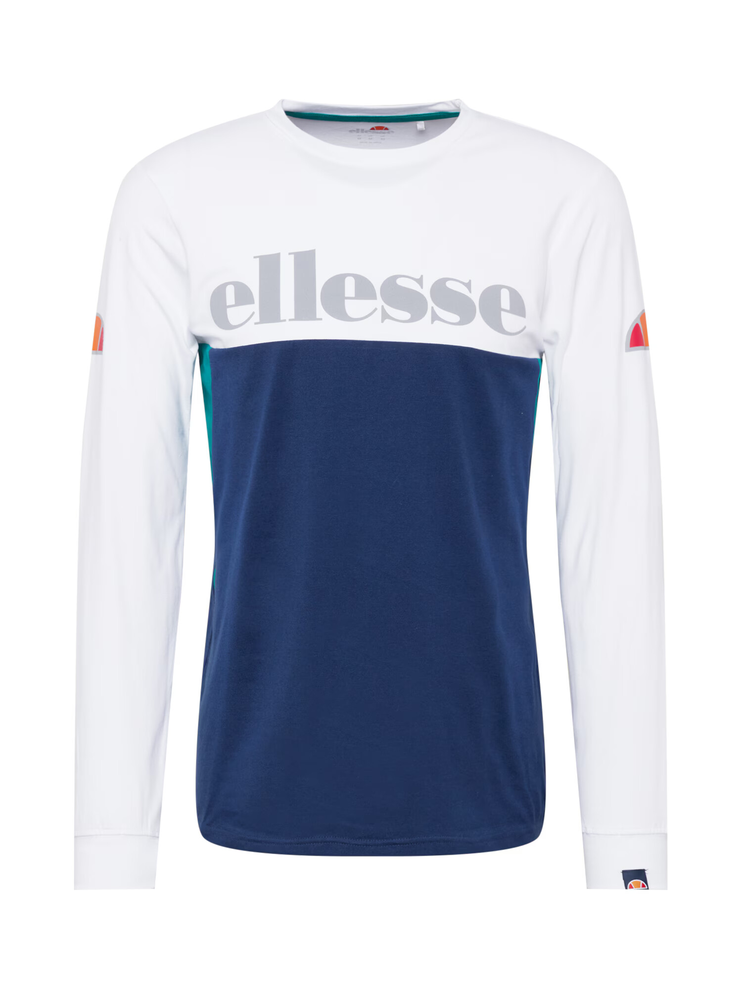 ELLESSE Funkcionalna majica 'Karani' bela / marine / srebrno-siva - Pepit.si