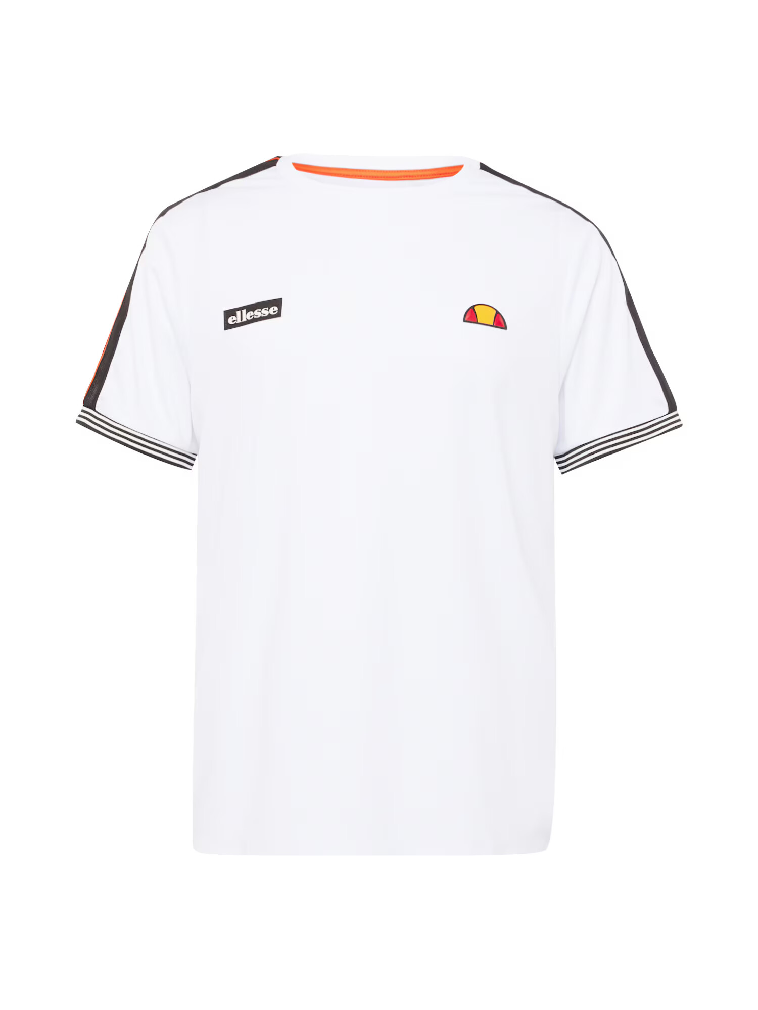 ELLESSE Funkcionalna majica 'Parallel' oranžna / rdeča / črna / bela - Pepit.si