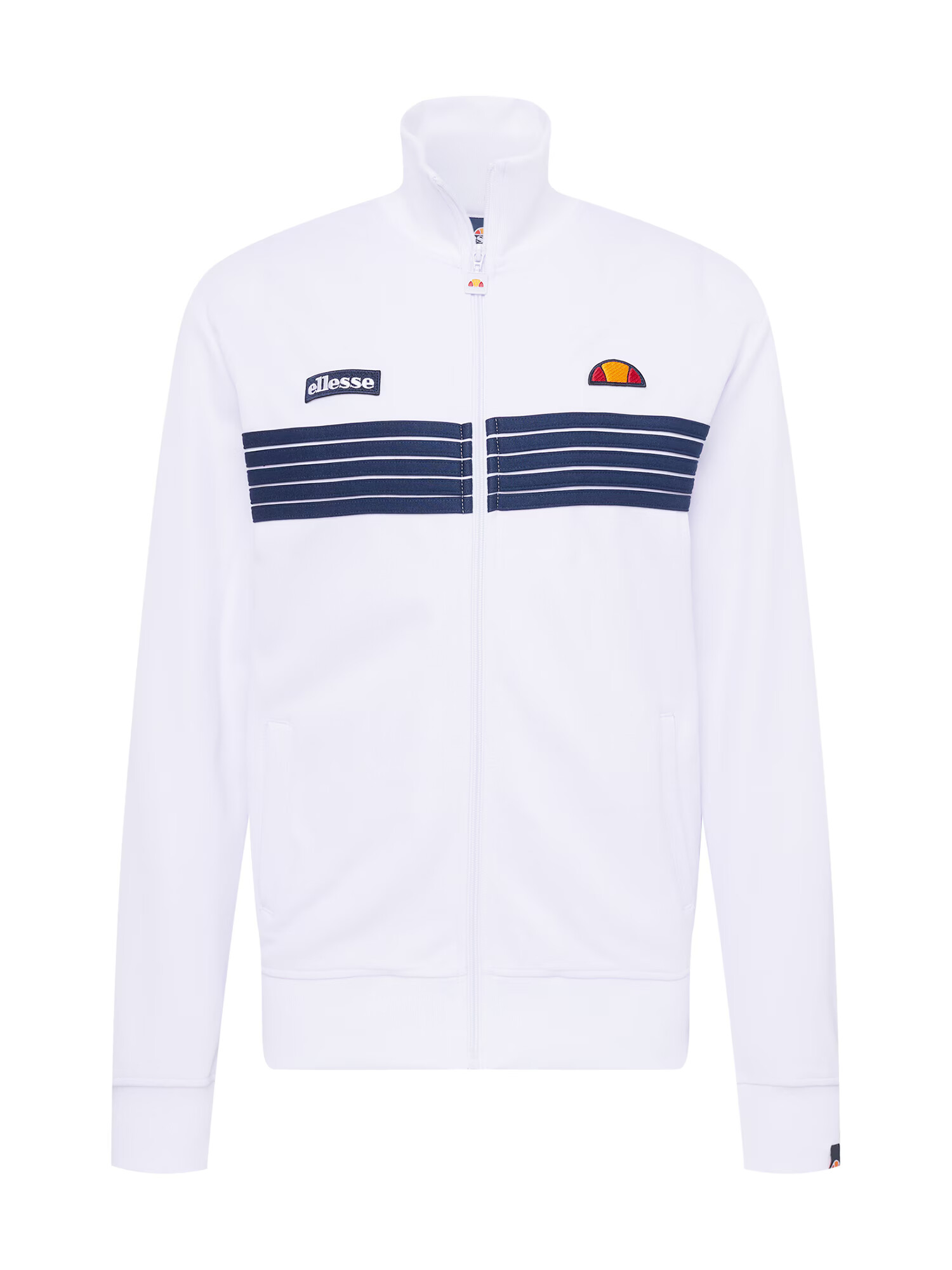 ELLESSE Jopa na zadrgo 'Vicenza' temno modra / bela - Pepit.si