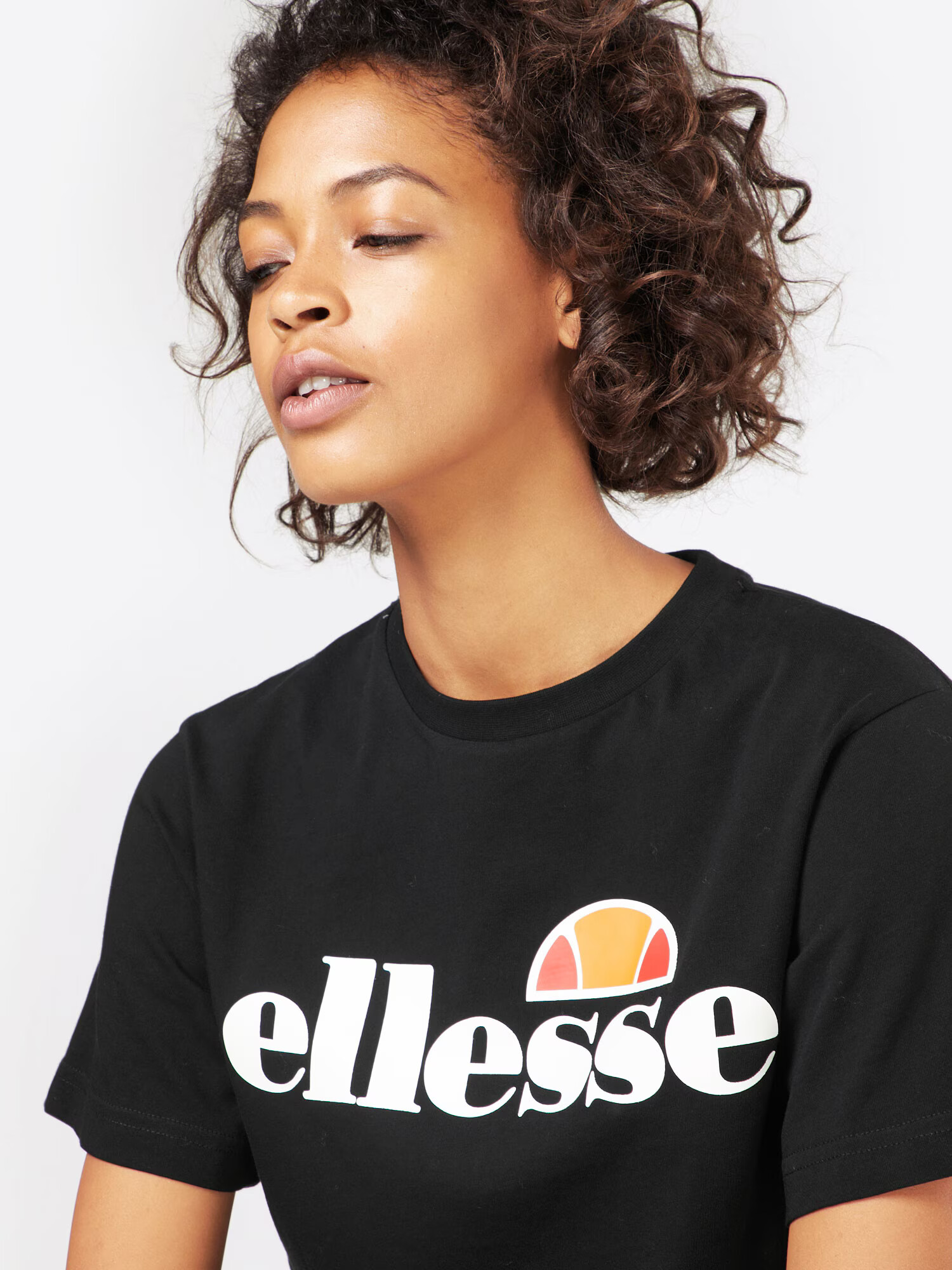 ELLESSE Majica 'Albany' oranžna / melona / črna / bela - Pepit.si