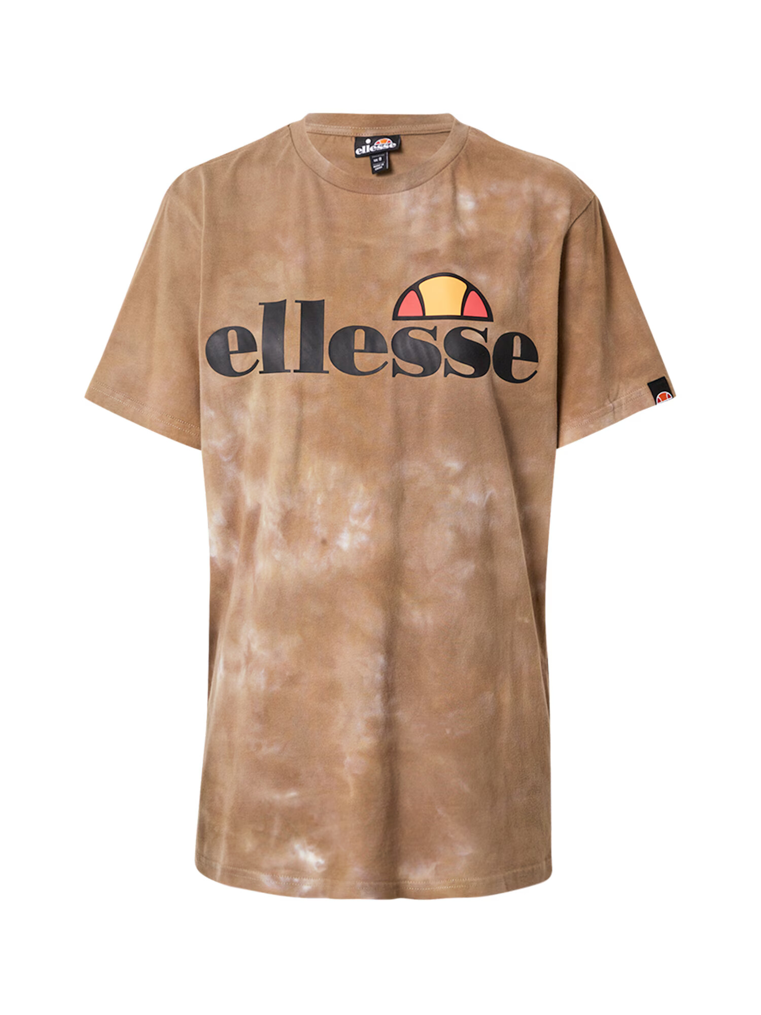 ELLESSE Majica 'Albany' rjava / bela / črna - Pepit.si