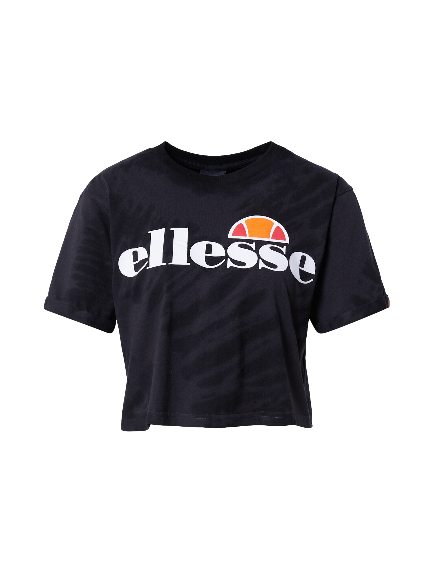 ELLESSE Majica 'Alberta' črna / bela / rdeča / oranžna - Pepit.si