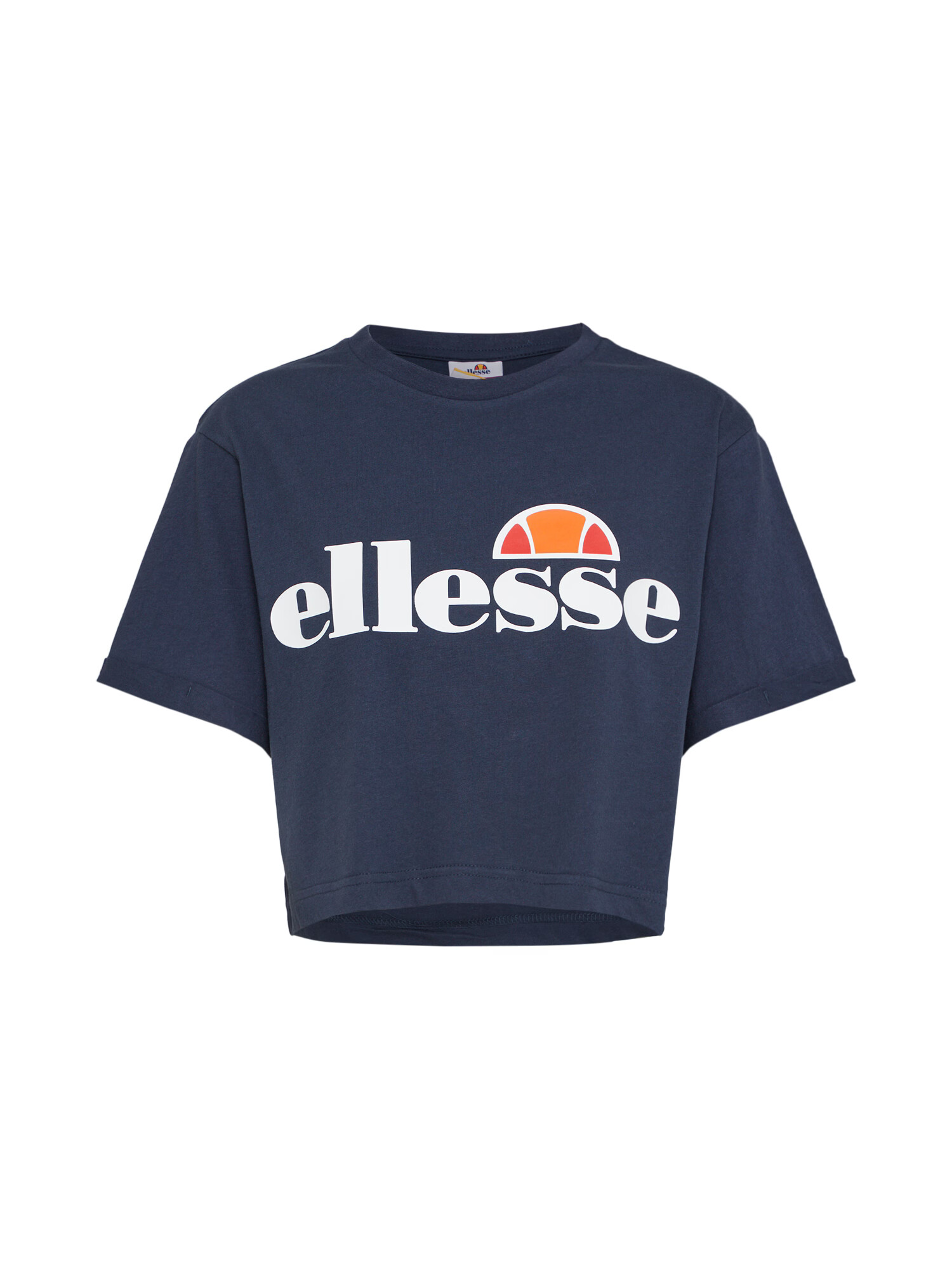 ELLESSE Majica 'Alberta' nočno modra / bela / oranžna / rdeča - Pepit.si