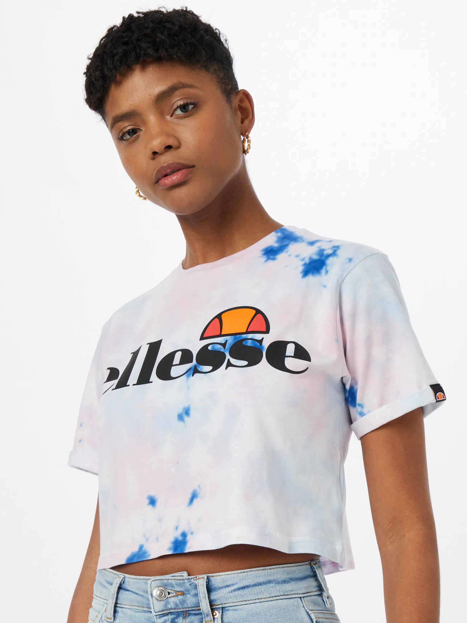 ELLESSE Majica 'Alberta' pastelno modra / mešane barve - Pepit.si