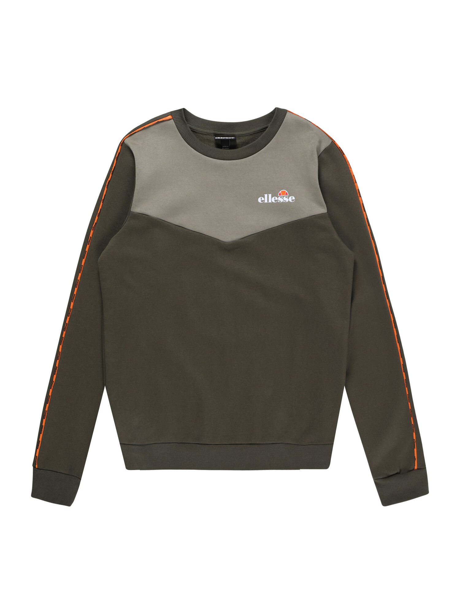 ELLESSE Majica 'Conal' zelena / kaki / oranžna / bela - Pepit.si