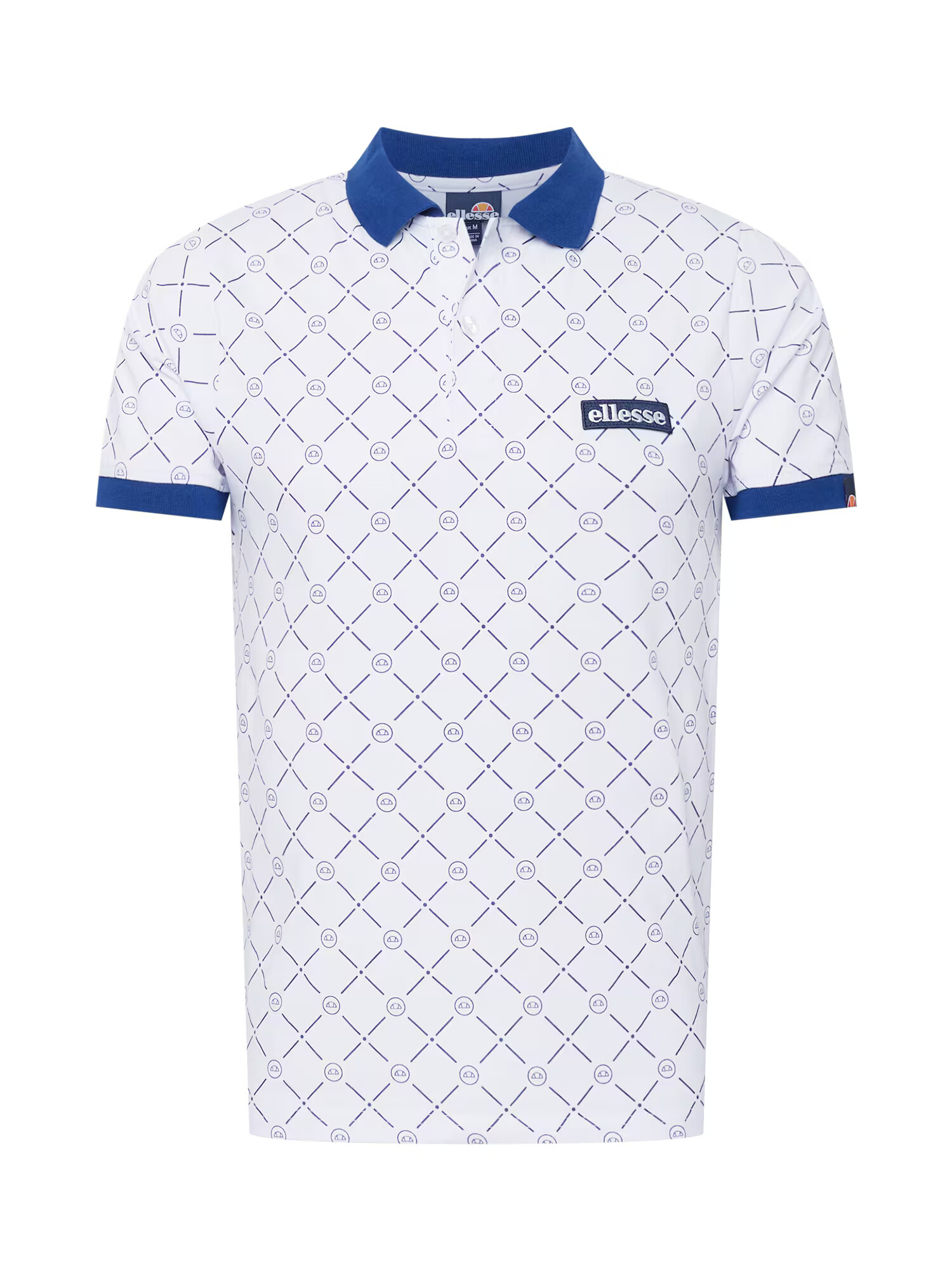 ELLESSE Majica 'Coramento' marine / temno modra / črna / bela - Pepit.si